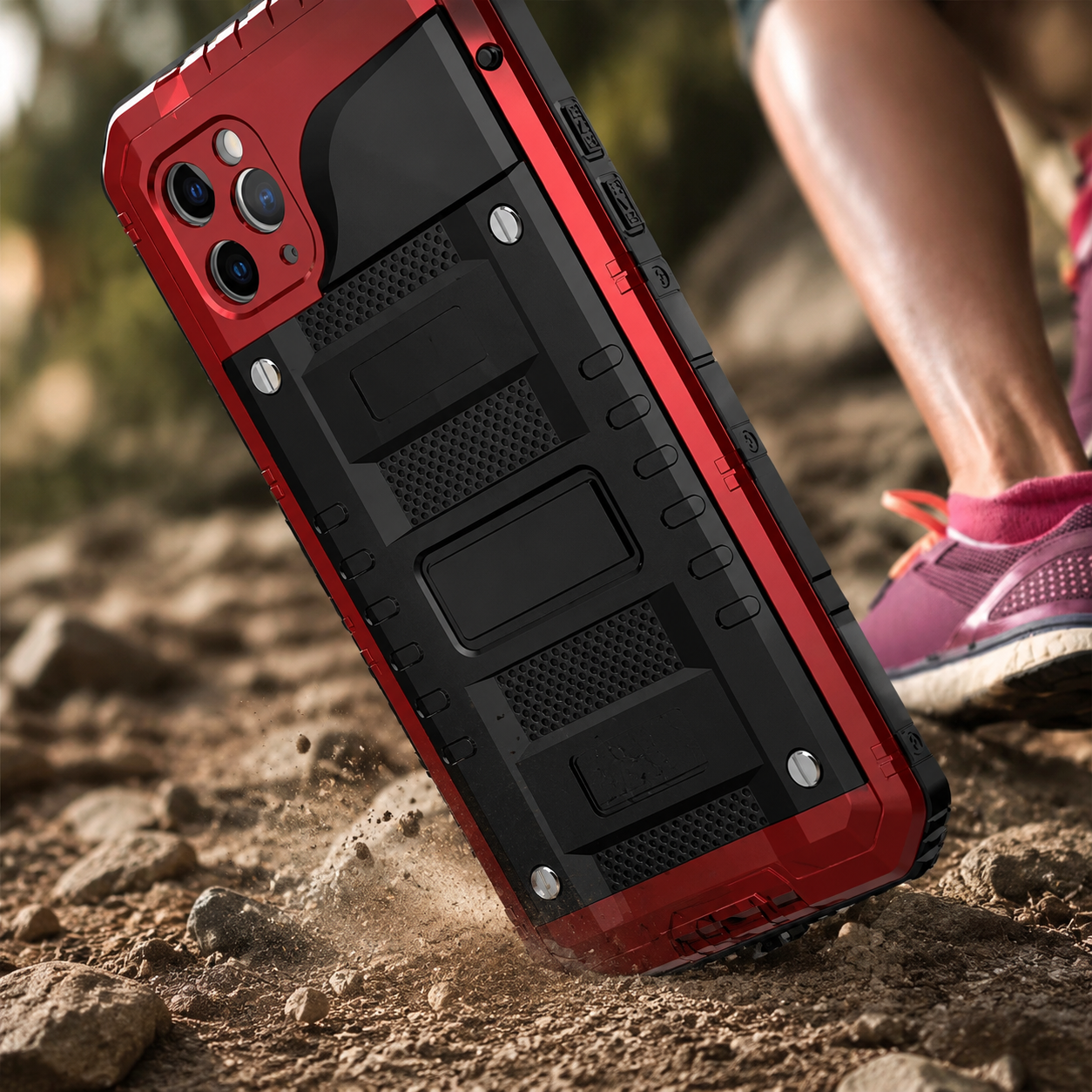 Premium Luxury iPhone Case MagSafe Compatible IP68 Waterproof Aluminum Armor Cover Shockproof Full Body Protection Camera Lens Guard Rugged Design Finish