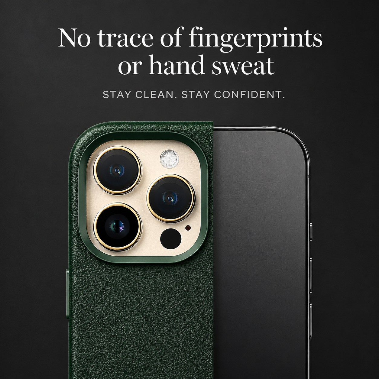 Premium Luxury iPhone Case MagSafe Compatible Leather Cover Strong Magnetic Support Half Wrapped Shockproof Protective Durable Design Premium Finish