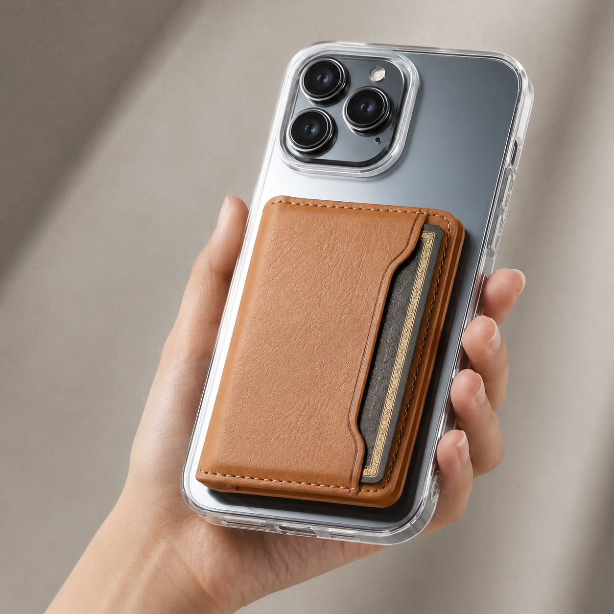 Premium Luxury iPhone Case MagSafe Compatible Leather Wallet Cover Card Holder Shockproof Camera Protection Slim Protective Durable Design Finish