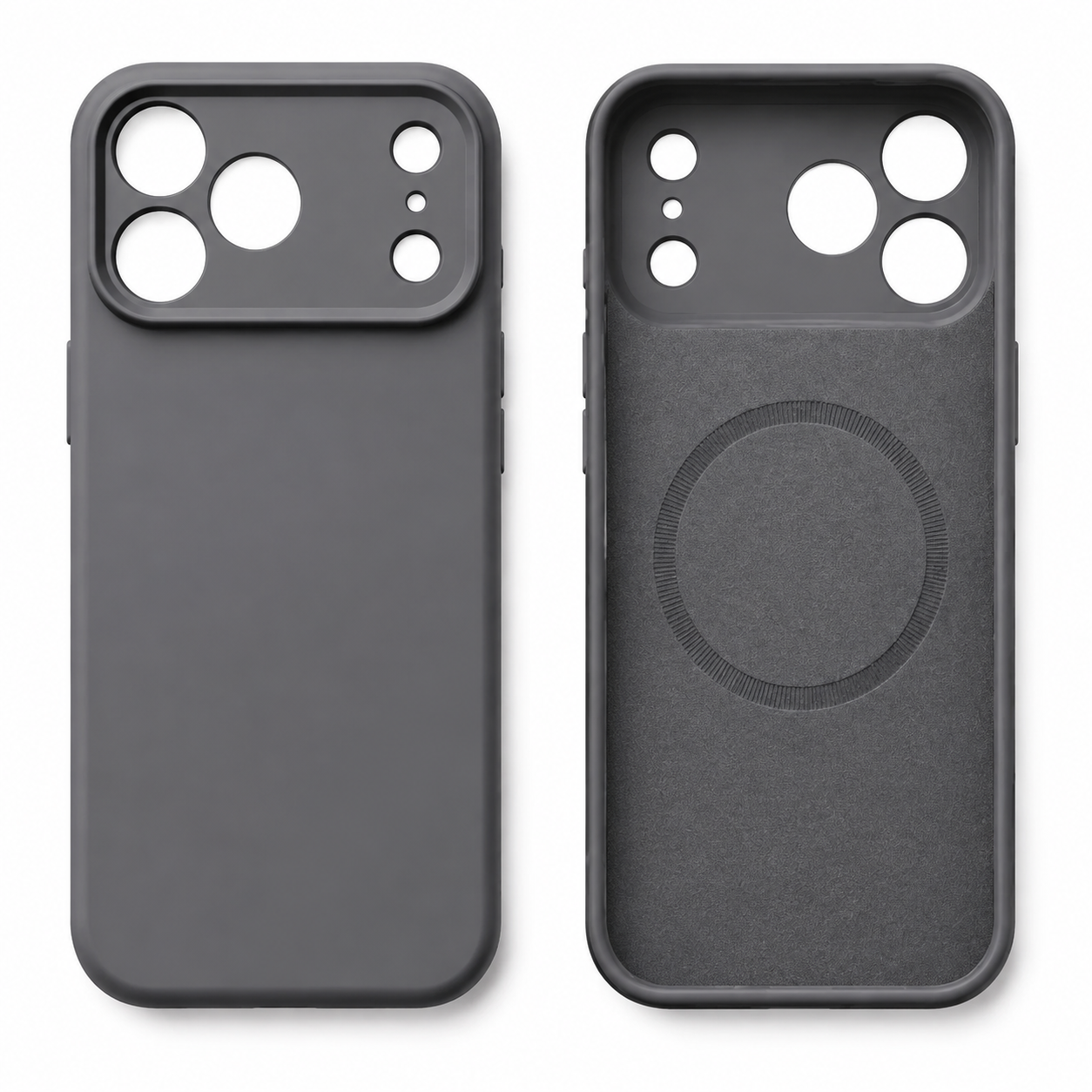 Premium Luxury iPhone Case MagSafe Compatible Liquid Silicone Cover TPU Shockproof Magnetic Wireless Charging Soft Touch Anti Fingerprint Protective Design