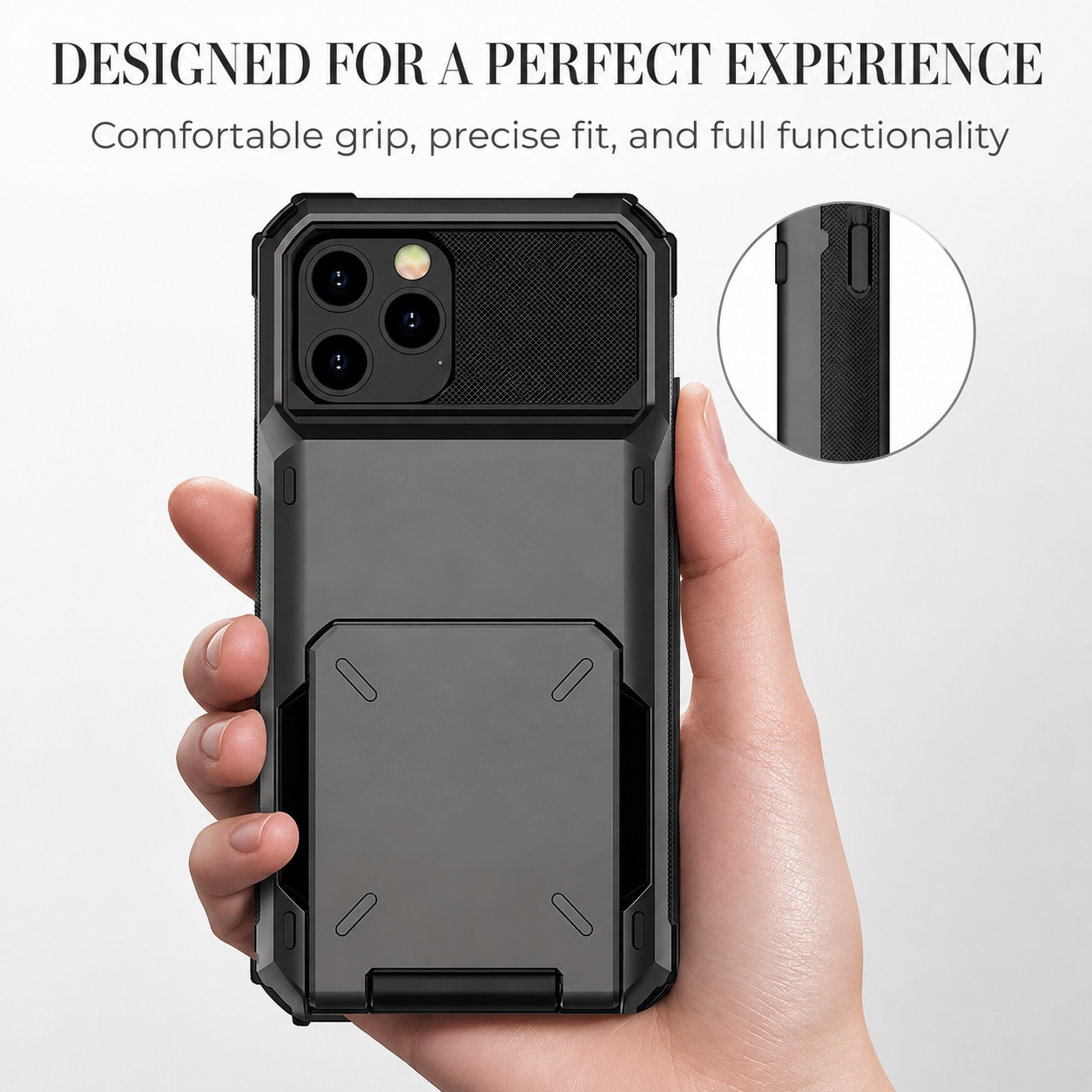Premium Luxury iPhone Case MagSafe Compatible Magnetic Wallet Cover 4 Card Holder Shockproof Camera Protection Slim Protective Durable Design Finish