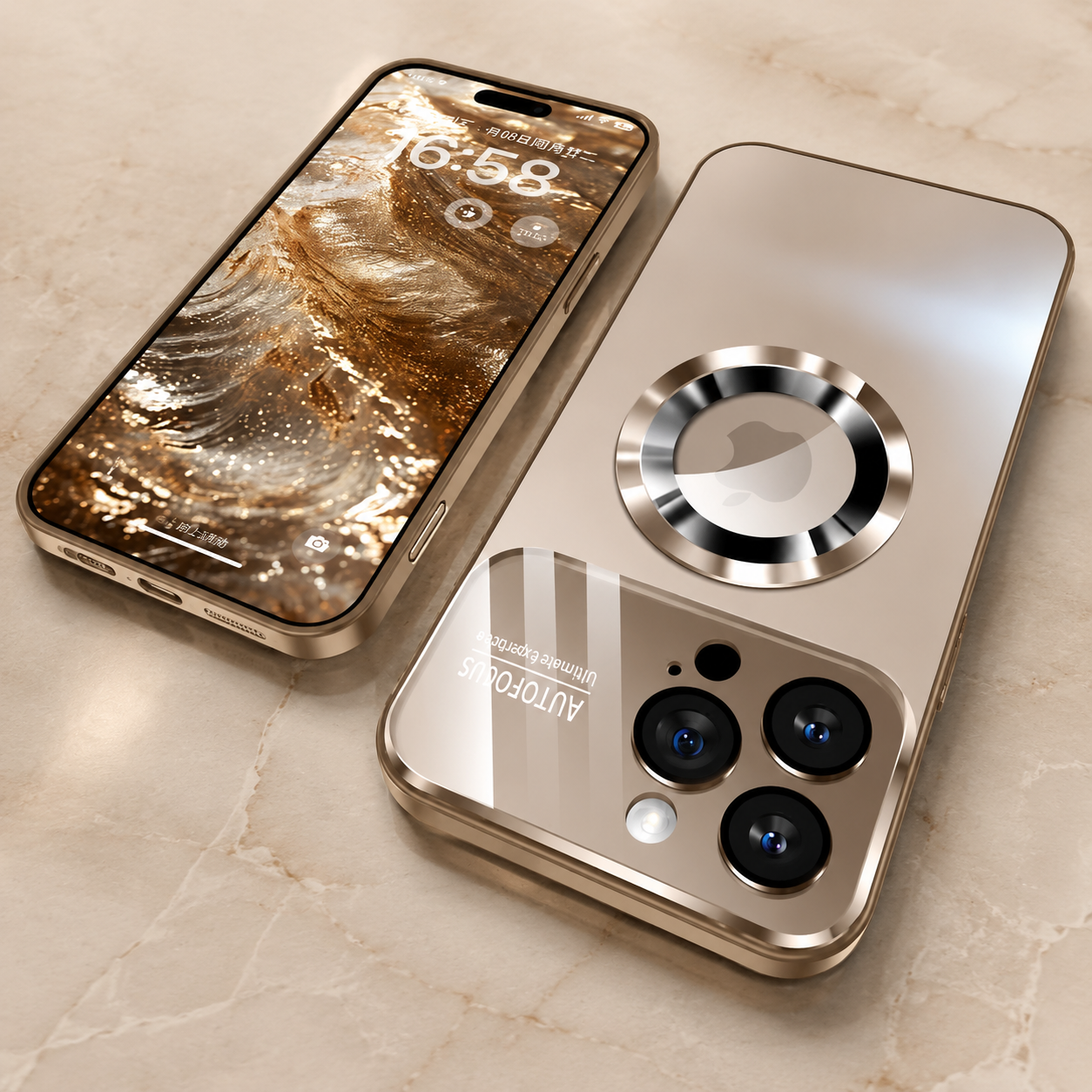 Premium Luxury iPhone Case MagSafe Compatible Matte Finish PC TPU Cover Shockproof Camera Protection Slim Full Coverage Design Finish