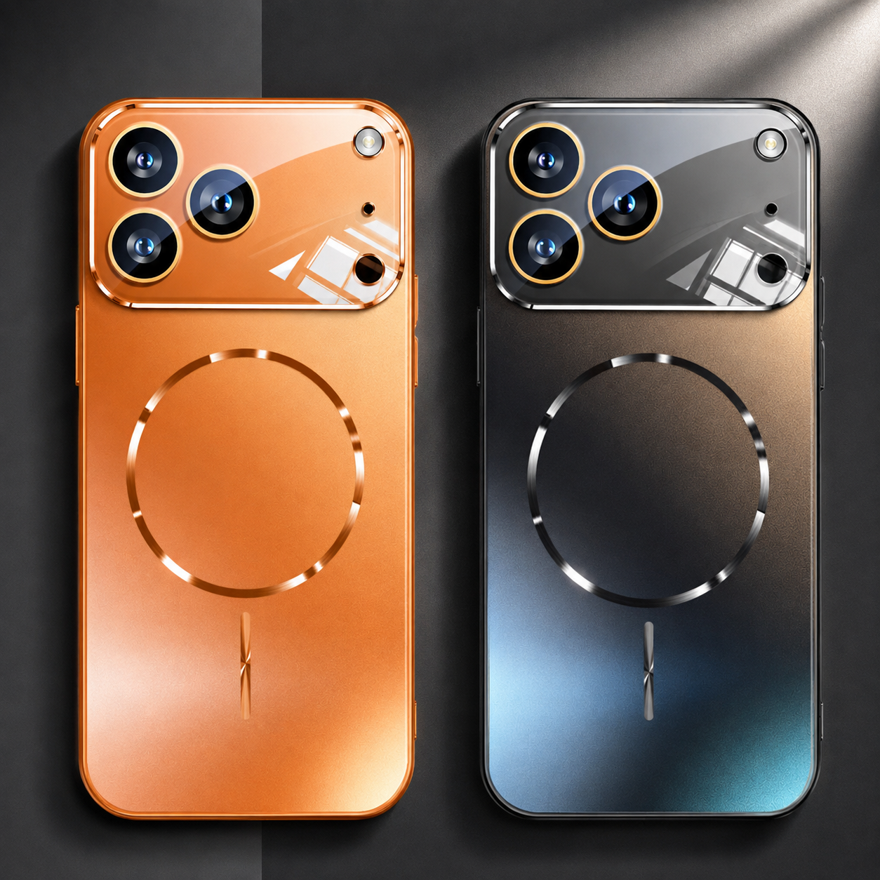 Premium Luxury iPhone Case MagSafe Compatible Matte Magnetic Cover Hard Back Shockproof Camera Protection Anti Fingerprint Ultra Thin Slim Design Finish