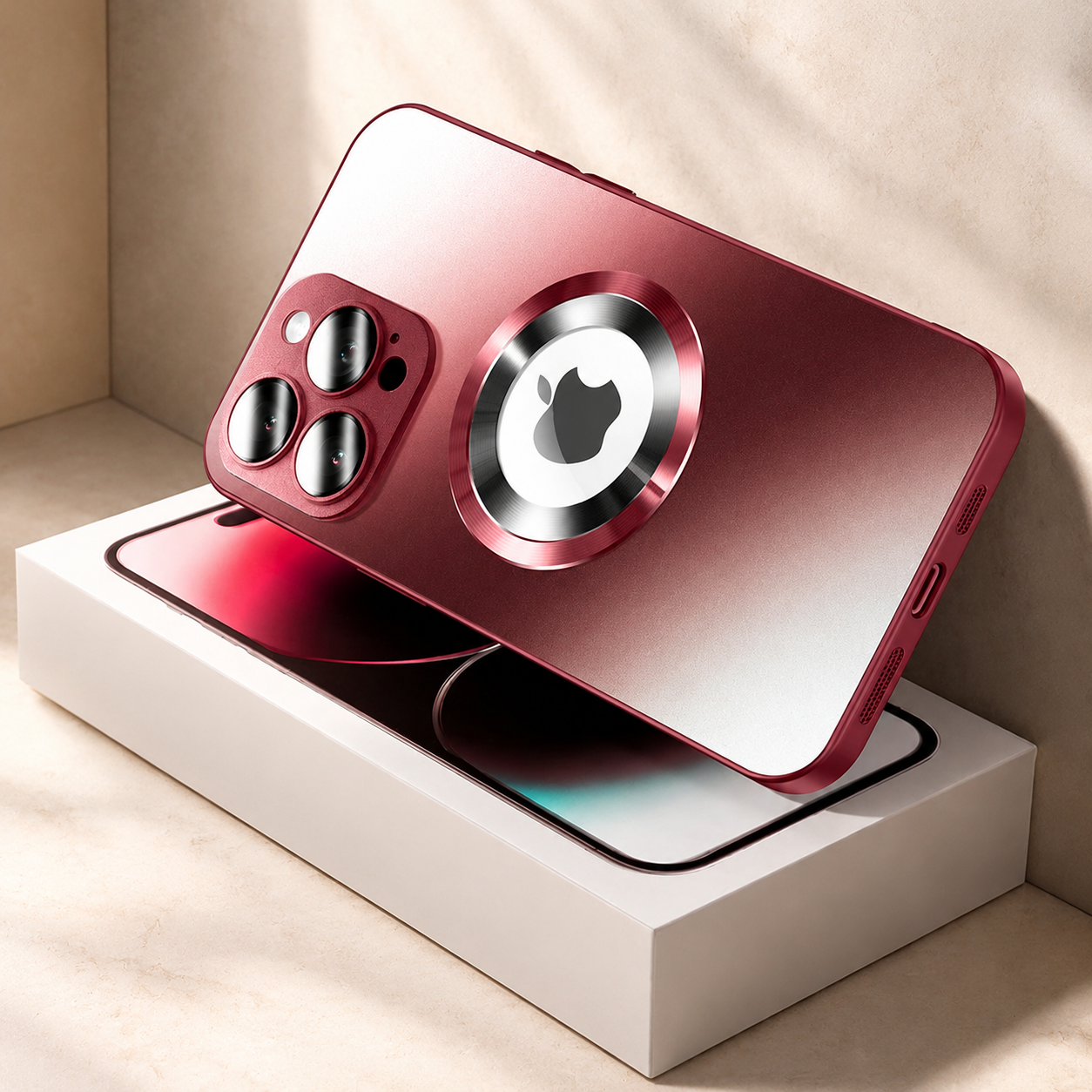 Premium Luxury iPhone Case MagSafe Compatible Matte Magnetic Cover Shockproof Camera Lens Protection Slim Protective Durable Design Finish Style Fit