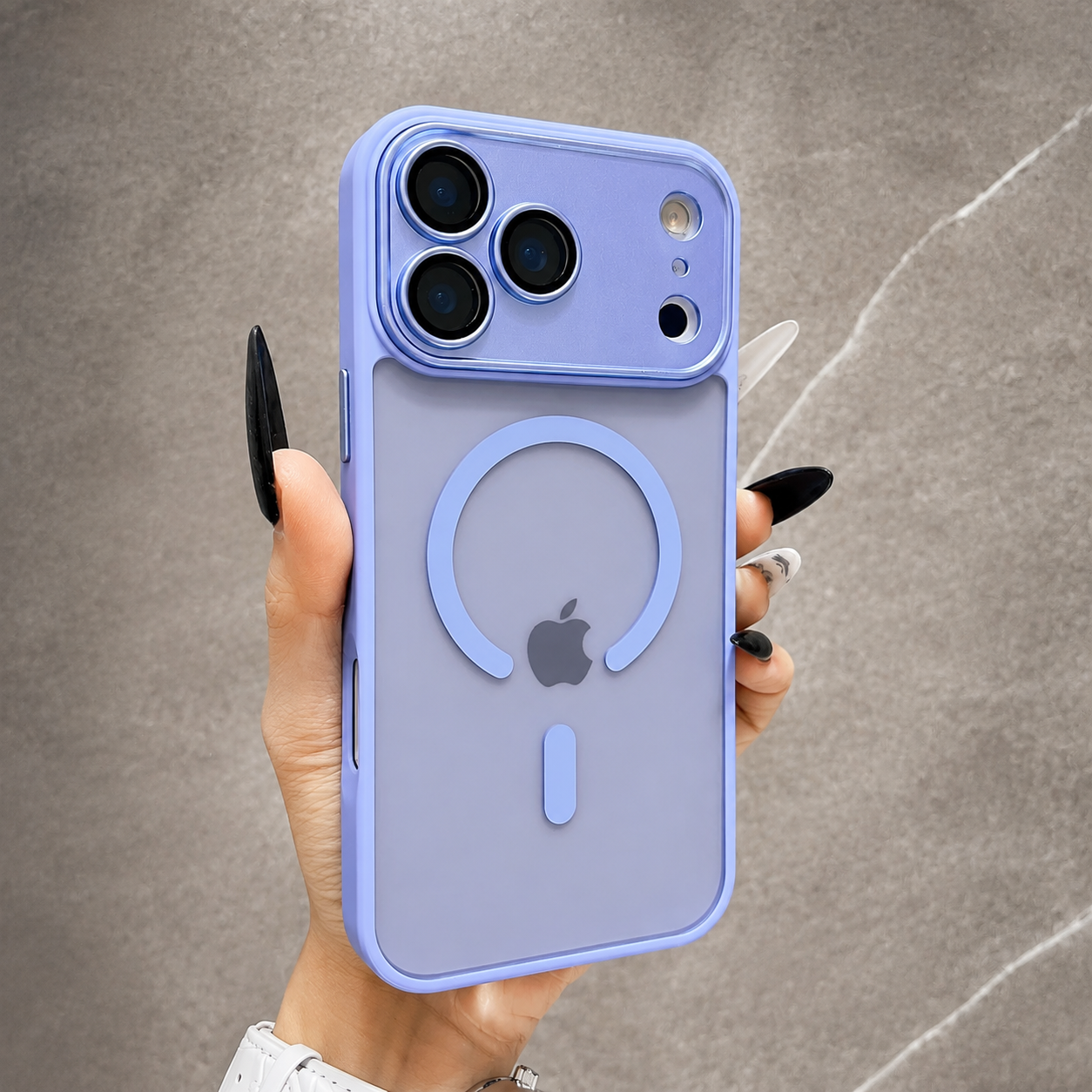 Premium Luxury iPhone Case MagSafe Compatible Matte Magnetic Translucent Cover PC TPU Hybrid Shockproof Anti Fingerprint Protective Durable Design Finish