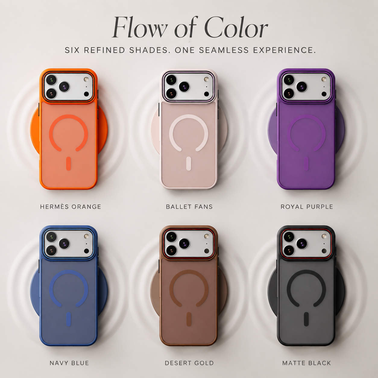 Premium Luxury iPhone Case MagSafe Compatible Matte Transparent Magnetic Cover PC TPU Hybrid Shockproof Protective Durable Design Finish Slim