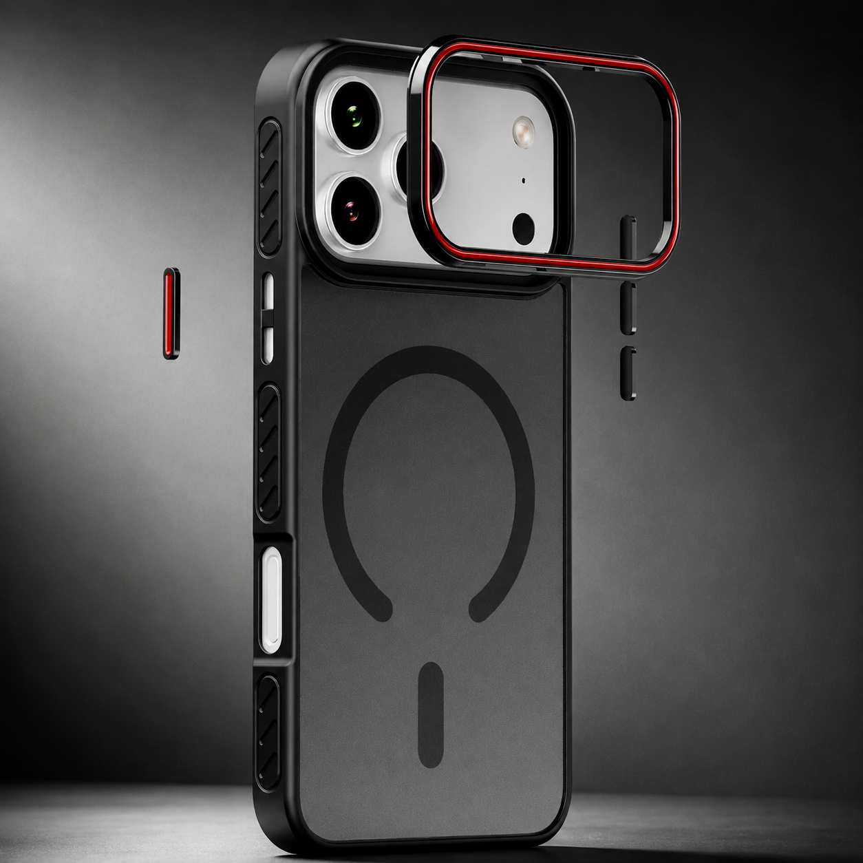 Premium Luxury iPhone Case MagSafe Compatible Matte Transparent Magnetic Cover PC TPU Hybrid Shockproof Protective Durable Design Finish Slim