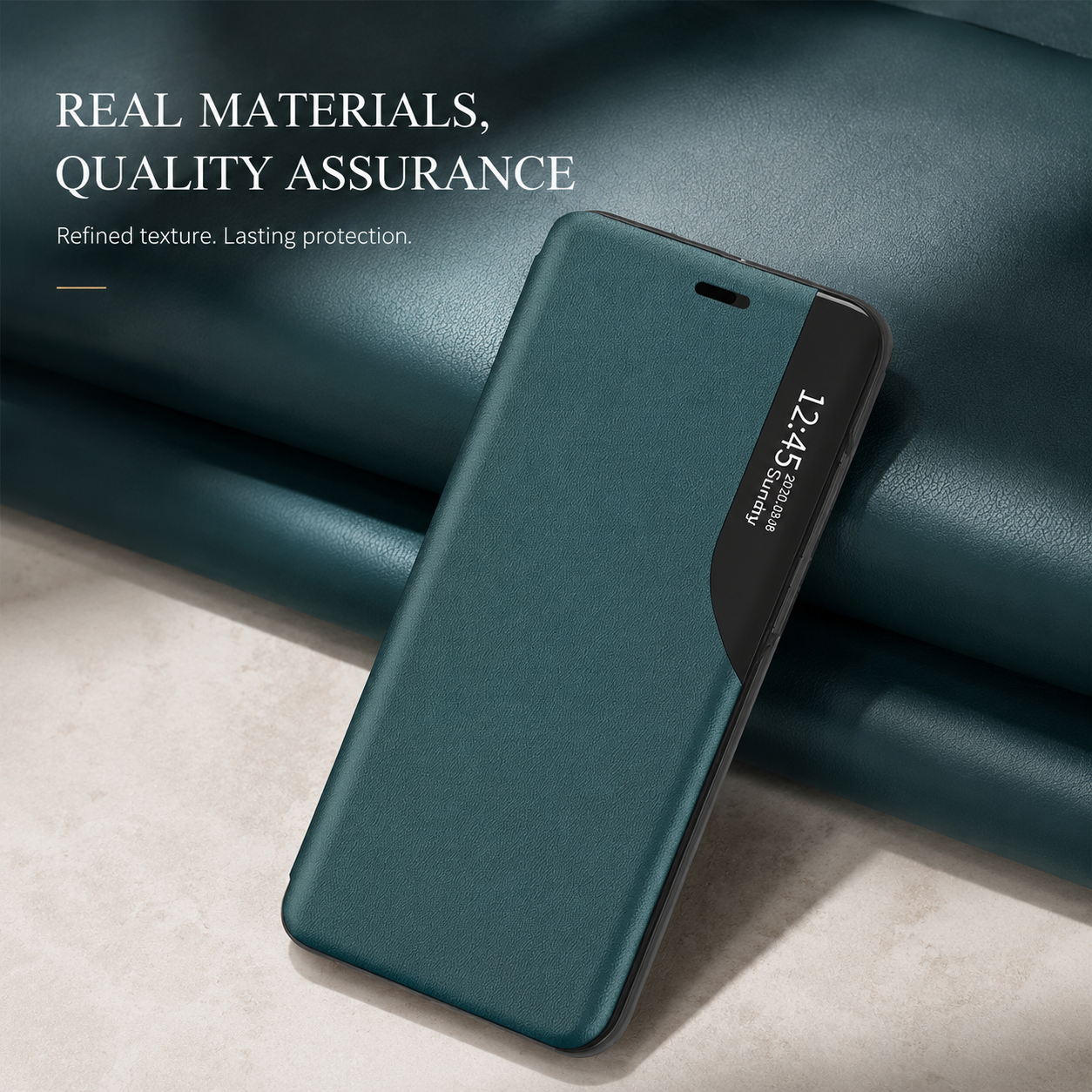 Premium Luxury iPhone Case MagSafe Compatible PU Leather Flip Wallet Cover Card Holder Kickstand Shockproof Full Body Camera Protection Slim Design Finish