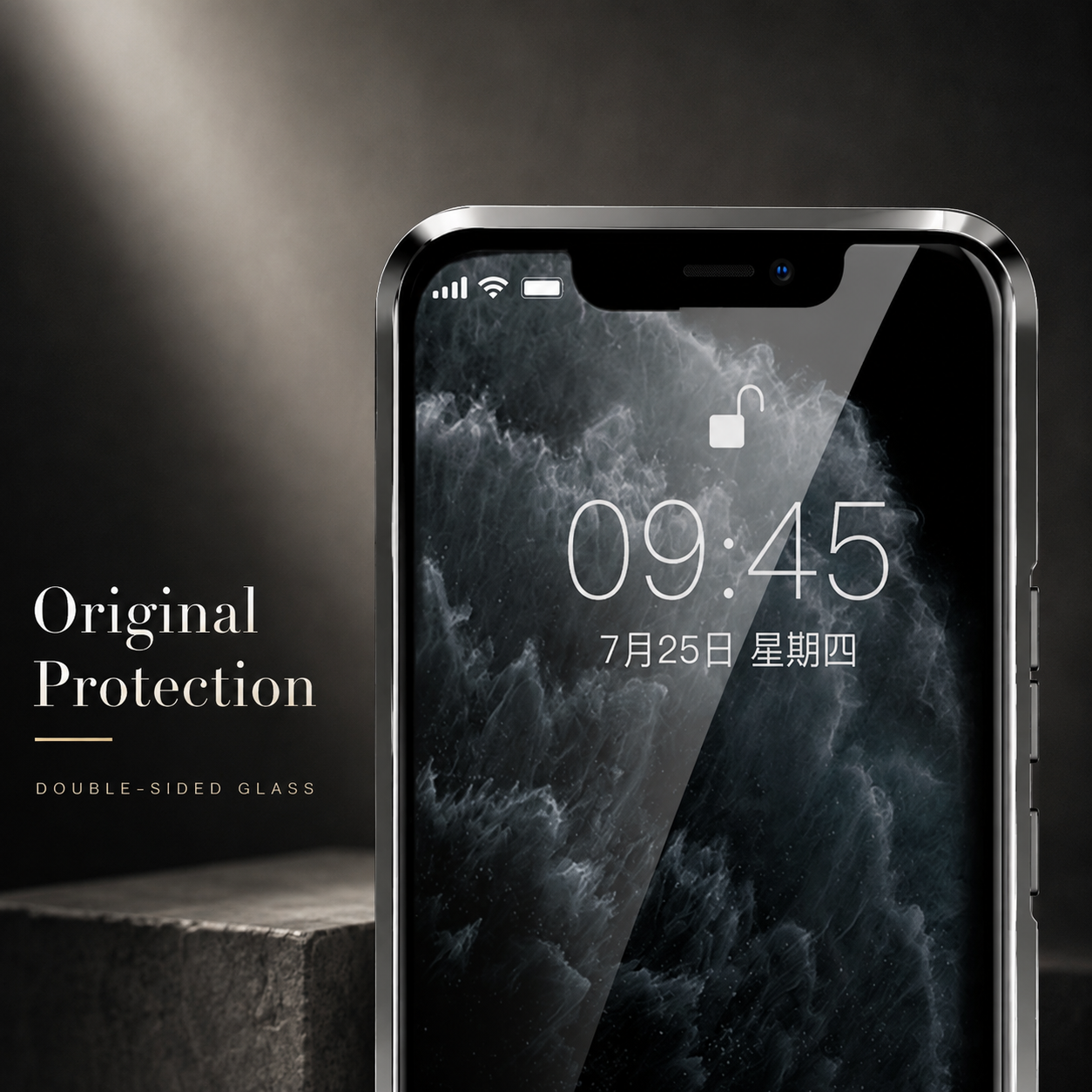 Premium Luxury iPhone Case MagSafe Compatible Privacy Tempered Glass Cover Shockproof 360 Full Body Camera Protection Slim Protective Durable Design Finish