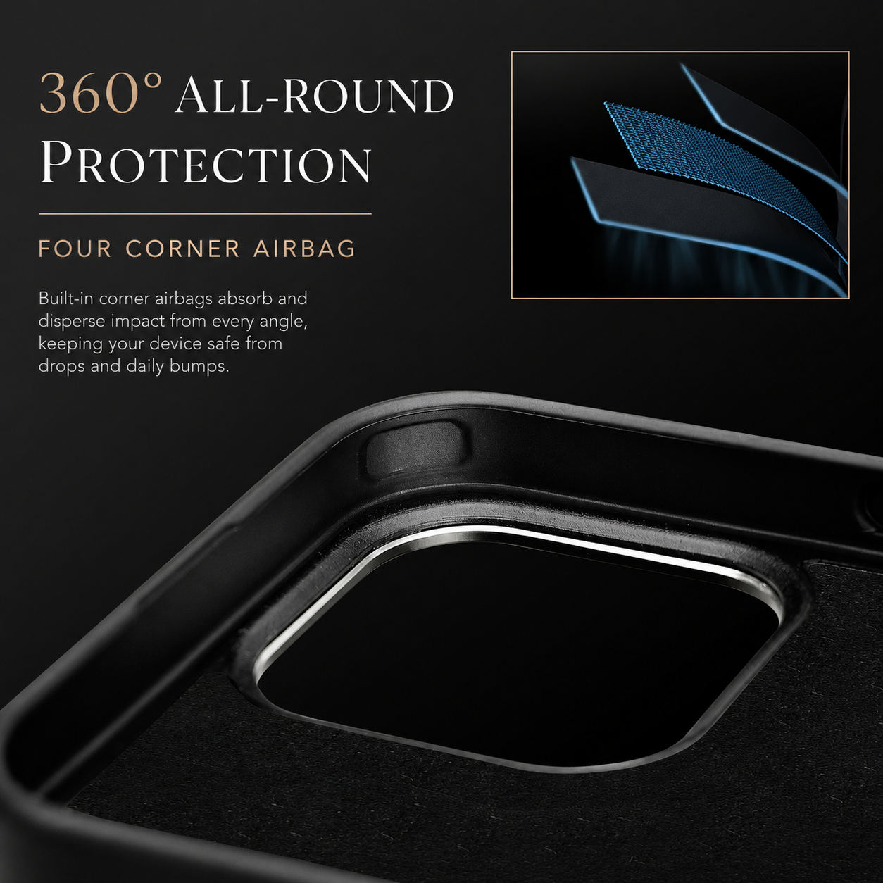 Premium Luxury iPhone Case MagSafe Compatible Real Forged Carbon Fiber Cover Metal Lens Button Shockproof Dual Layer Full Coverage Protective Design