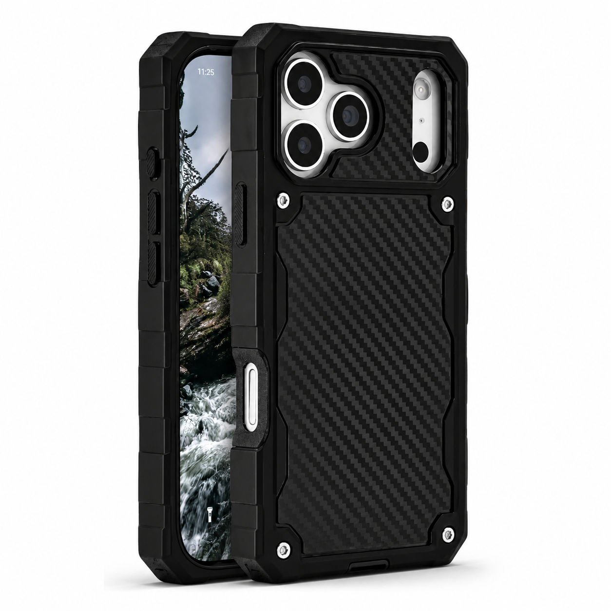 Premium Luxury iPhone Case MagSafe Compatible Rugged Heavy Duty Cover Shockproof Military Grade Drop Protection Anti Slip Grip Slim Durable Design Finish