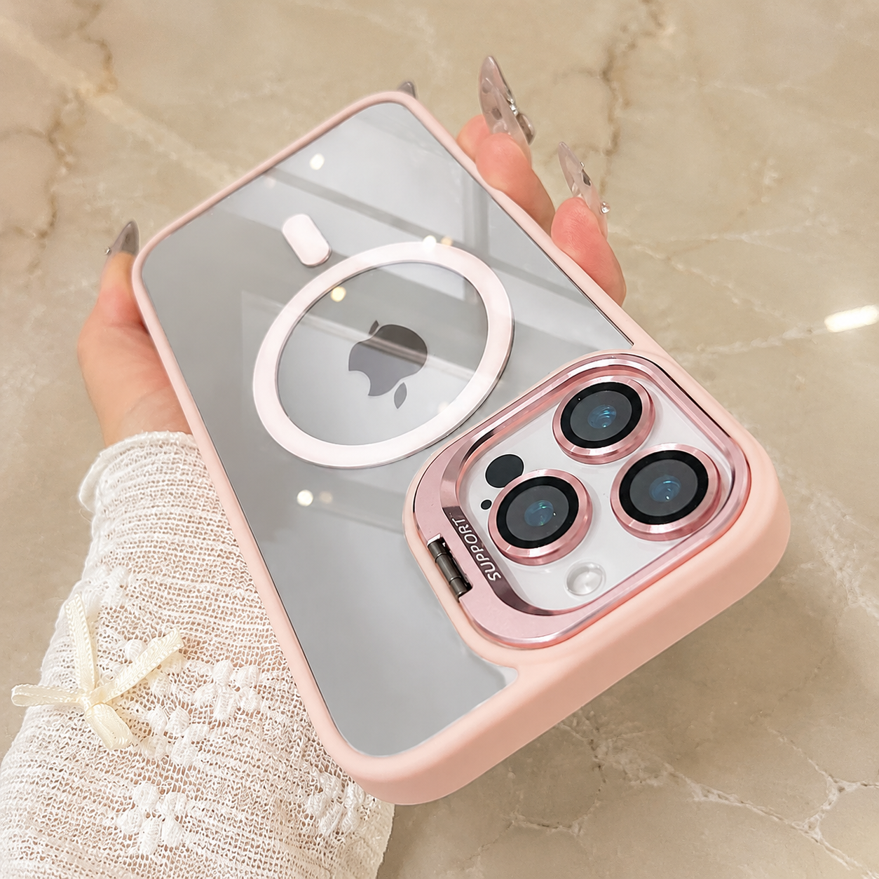 Premium Luxury iPhone Case MagSafe Compatible Shockproof Bumper Cover Full Body Protection Camera Lens Guard Slim Durable Design Finish