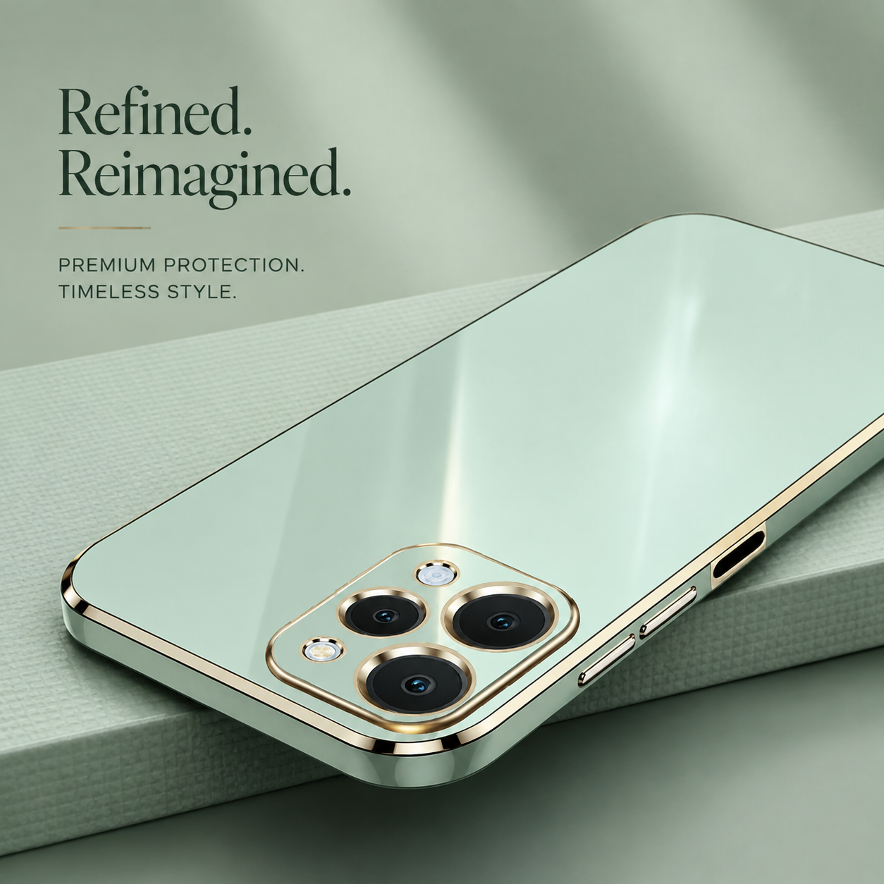 Premium Luxury iPhone Case MagSafe Compatible Silicone Cover Glossy Square Texture Shockproof Camera Lens Protection Slim Protective Durable Design Finish