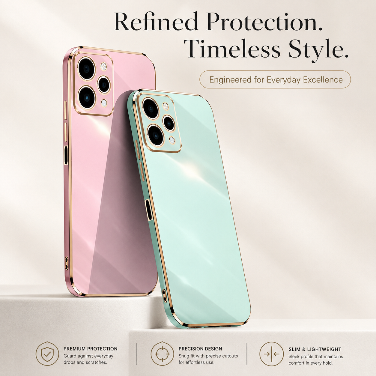 Premium Luxury iPhone Case MagSafe Compatible Silicone Cover Glossy Square Texture Shockproof Camera Lens Protection Slim Protective Durable Design Finish