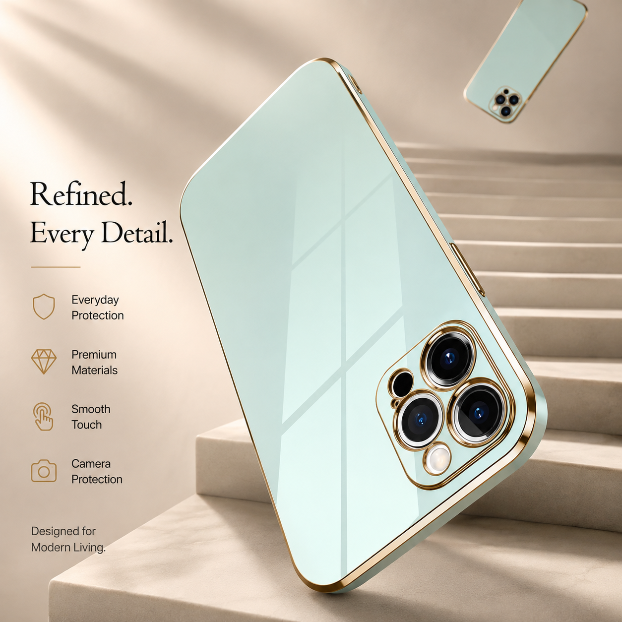 Premium Luxury iPhone Case MagSafe Compatible Silicone Cover Glossy Square Texture Shockproof Camera Lens Protection Slim Protective Durable Design Finish