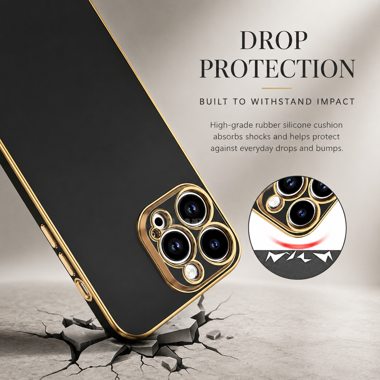 Premium Luxury iPhone Case MagSafe Compatible Silicone Cover Glossy Square Texture Shockproof Camera Lens Protection Slim Protective Durable Design Finish
