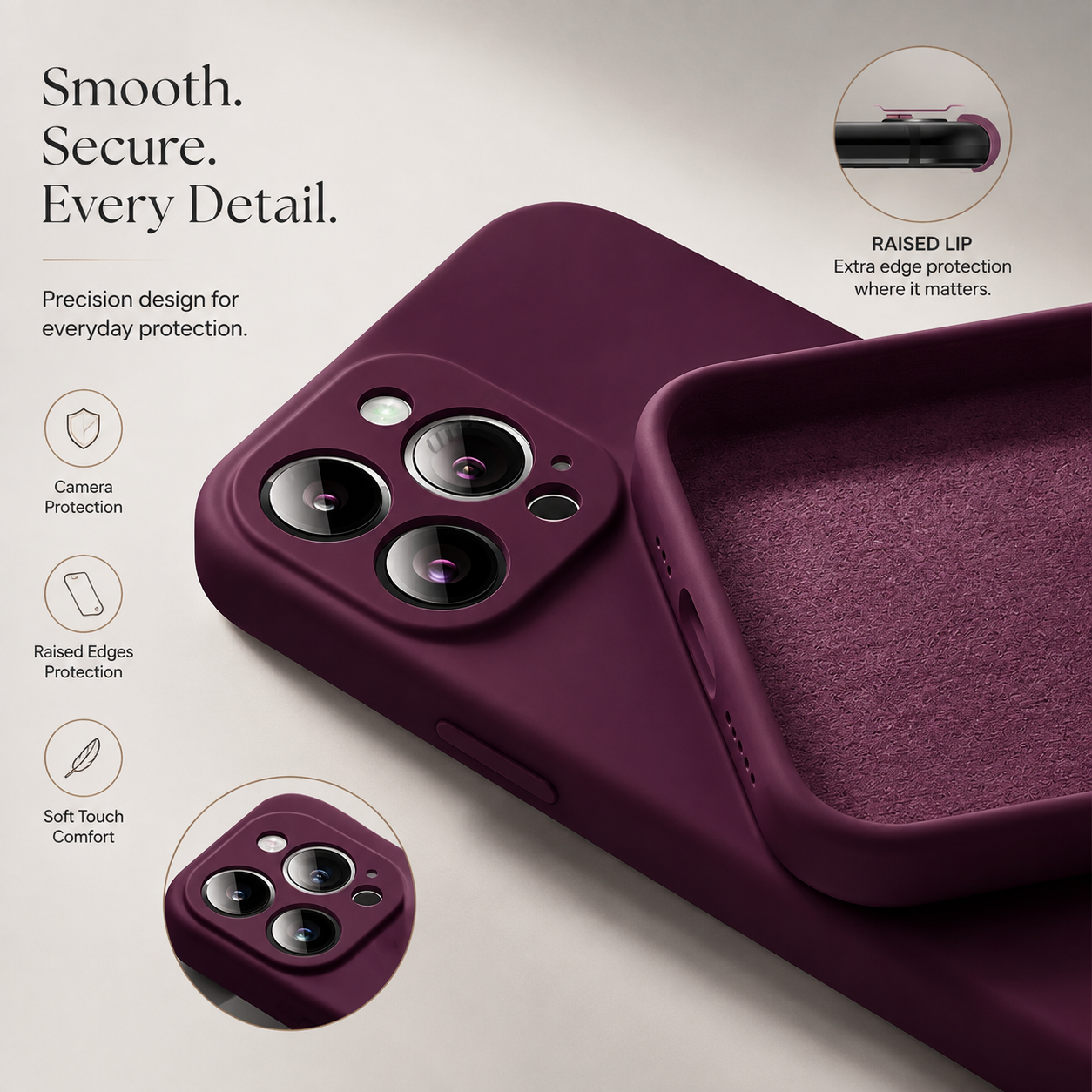 Premium Luxury iPhone Case MagSafe Compatible Square Liquid Silicone Cover Shockproof Camera Lens Protection Slim Protective Durable Design Finish