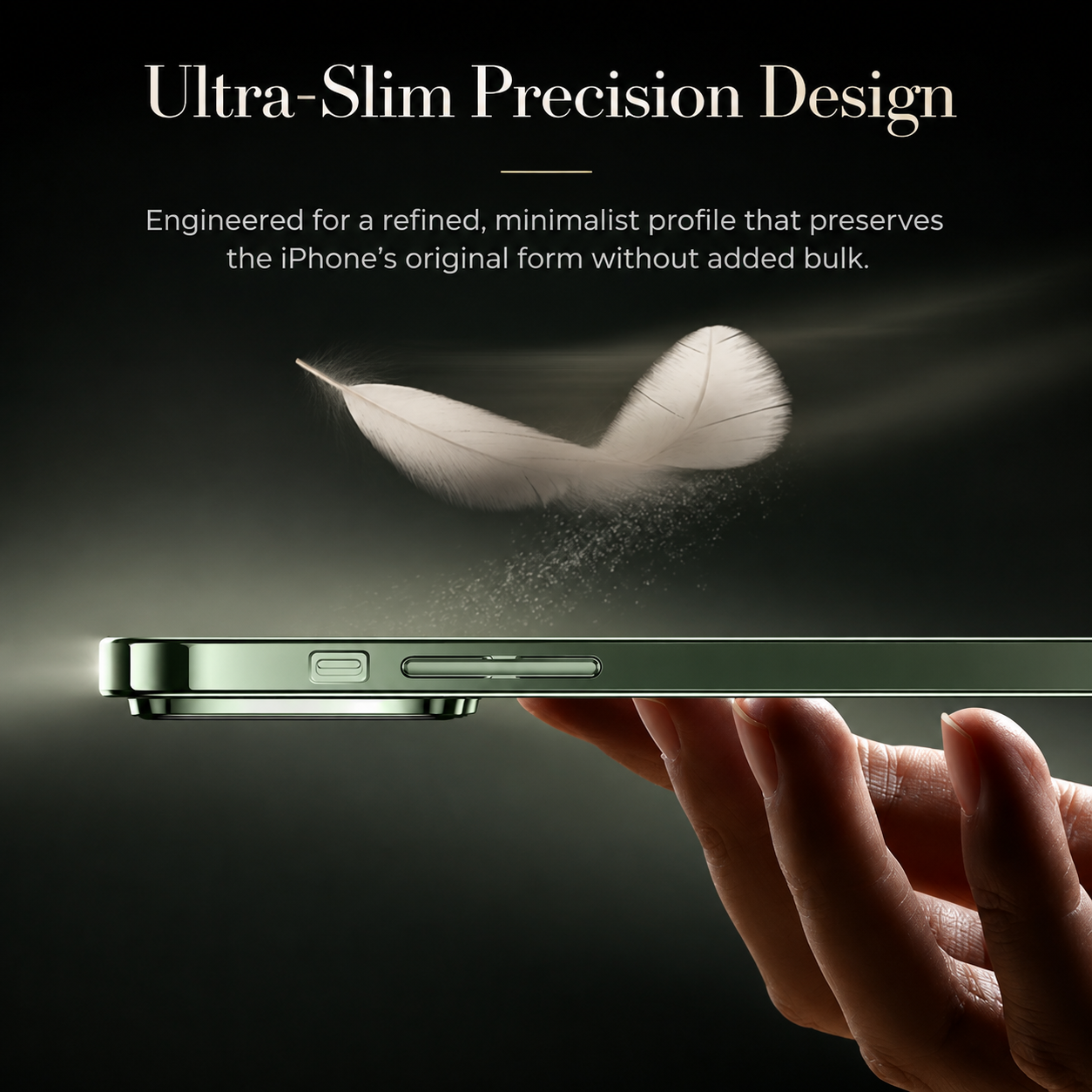 Premium Luxury iPhone Case MagSafe Compatible Transparent Clear Hard PC Back Silicone Bumper Shockproof Camera Lens Protection Ultra Thin Design Finish