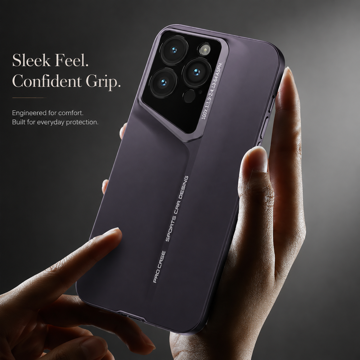Premium Luxury iPhone Case MagSafe Compatible Ultra Thin Matte Blade Texture Hard PC Cover Frosted Lens Protection Shockproof Lightweight Protective Design