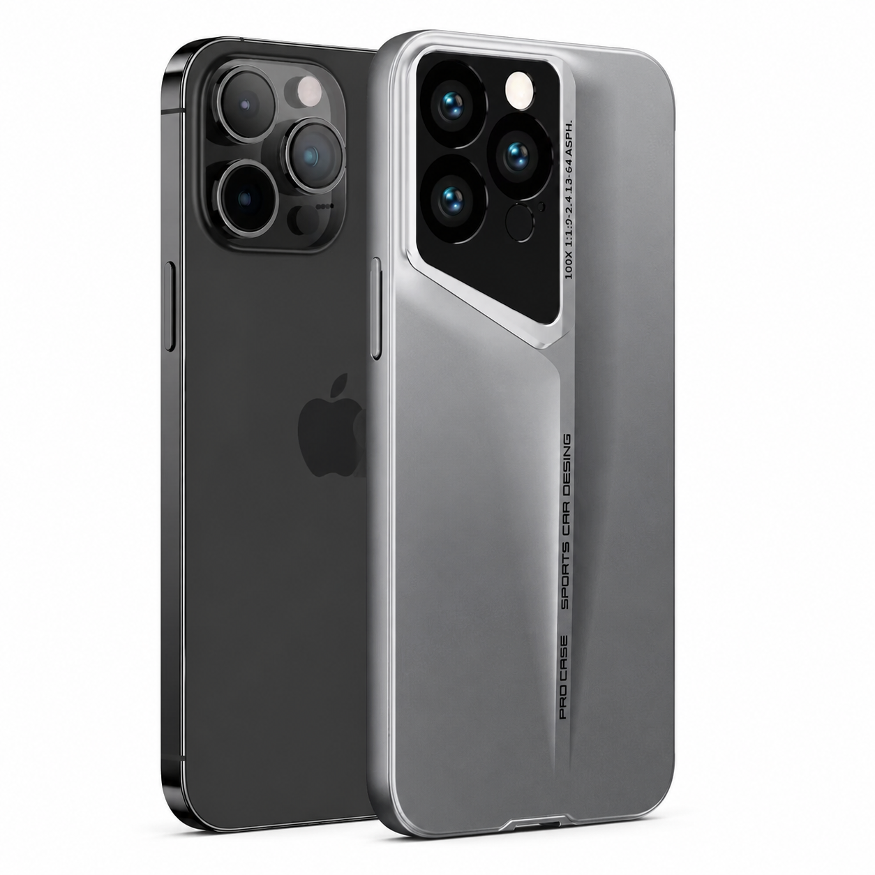 Premium Luxury iPhone Case MagSafe Compatible Ultra Thin Matte Blade Texture Hard PC Cover Frosted Lens Protection Shockproof Lightweight Protective Design