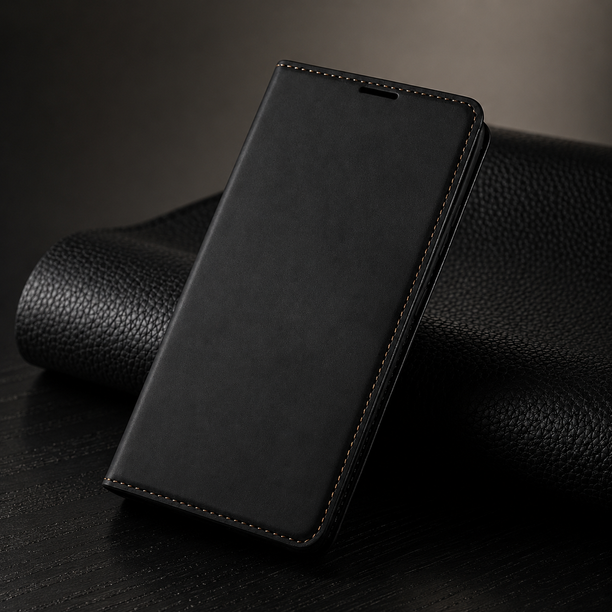 Premium Luxury iPhone Case Suede Leather Wallet Cover Card Holder Magnetic Closure Shockproof Full Body Protection Slim Protective Design Finish Style