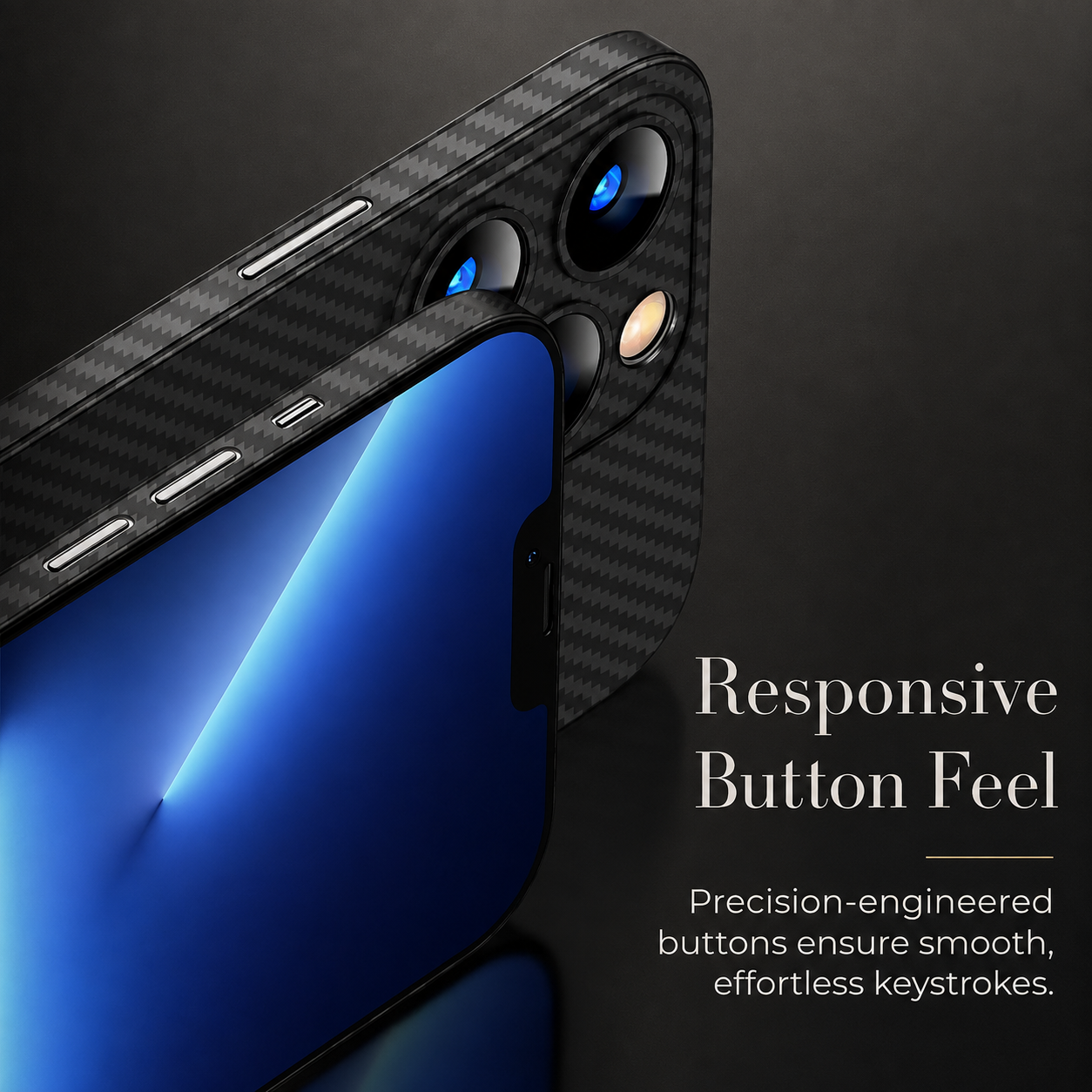 Premium Luxury iPhone Case Ultra Thin Carbon Fiber Matte Cover 0.2mm PP Back Lightweight Scratch Resistant Slim Minimalist Protective Design Finish