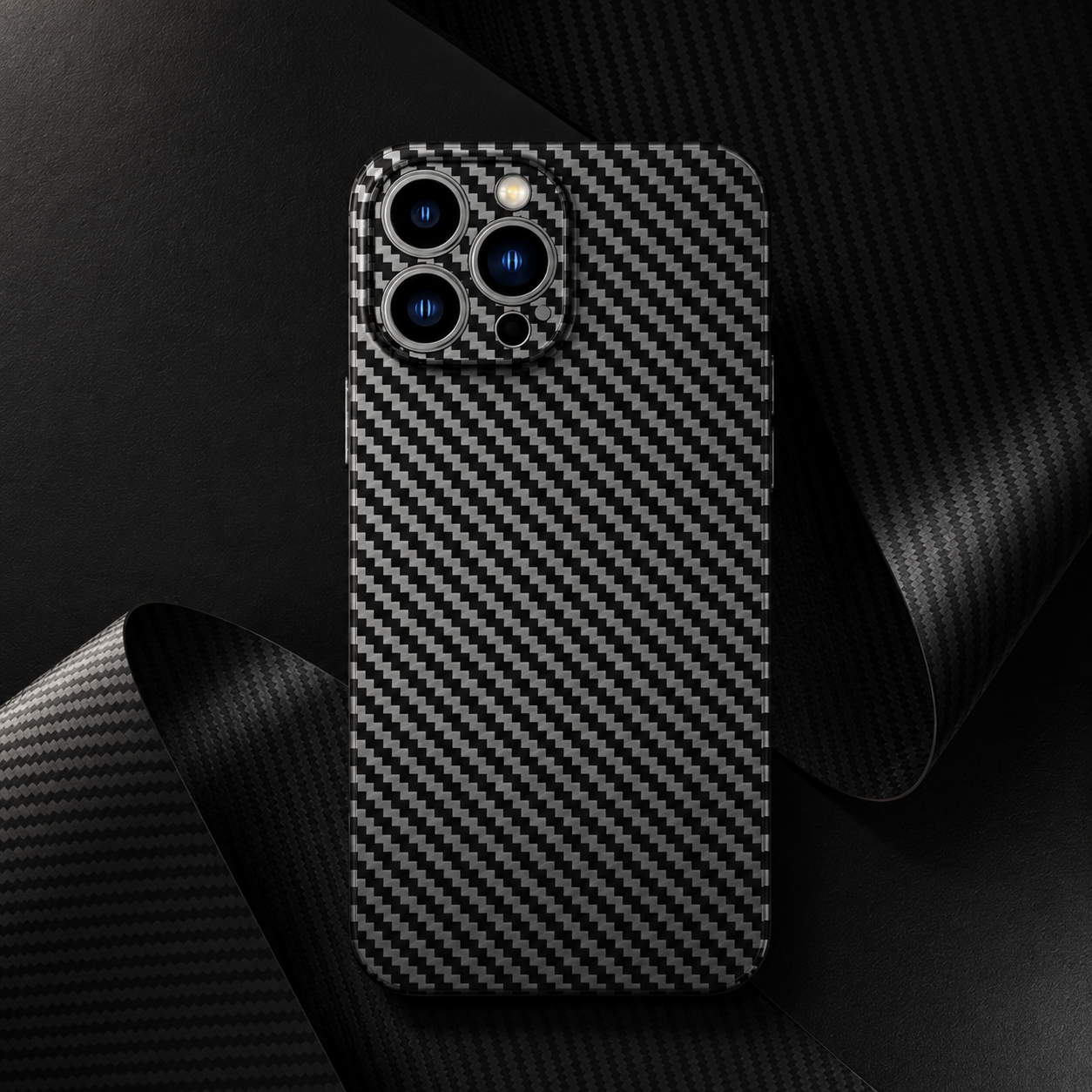 Premium Luxury iPhone Case Ultra Thin Carbon Fiber Matte Cover 0.2mm PP Back Lightweight Scratch Resistant Slim Minimalist Protective Design Finish