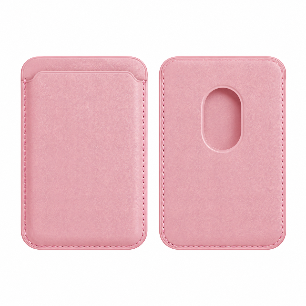 Premium Magnetic Leather Wallet for MagSafe Slim RFID Blocking Card Holder Strong Magnetic Wallet Anti-Scratch Leather Card Case Compatible with iPhone