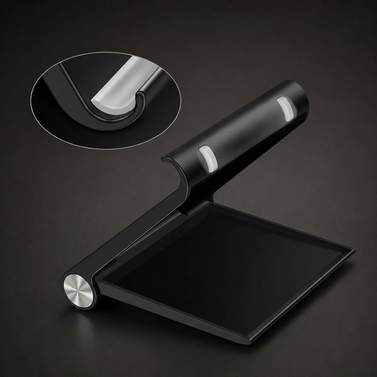 Premium Magnetic Phone Holder Stand Adjustable Foldable Desk Phone Stand Anti-Slip Mobile Phone Holder Ergonomic Viewing Stand Compatible with iPhone