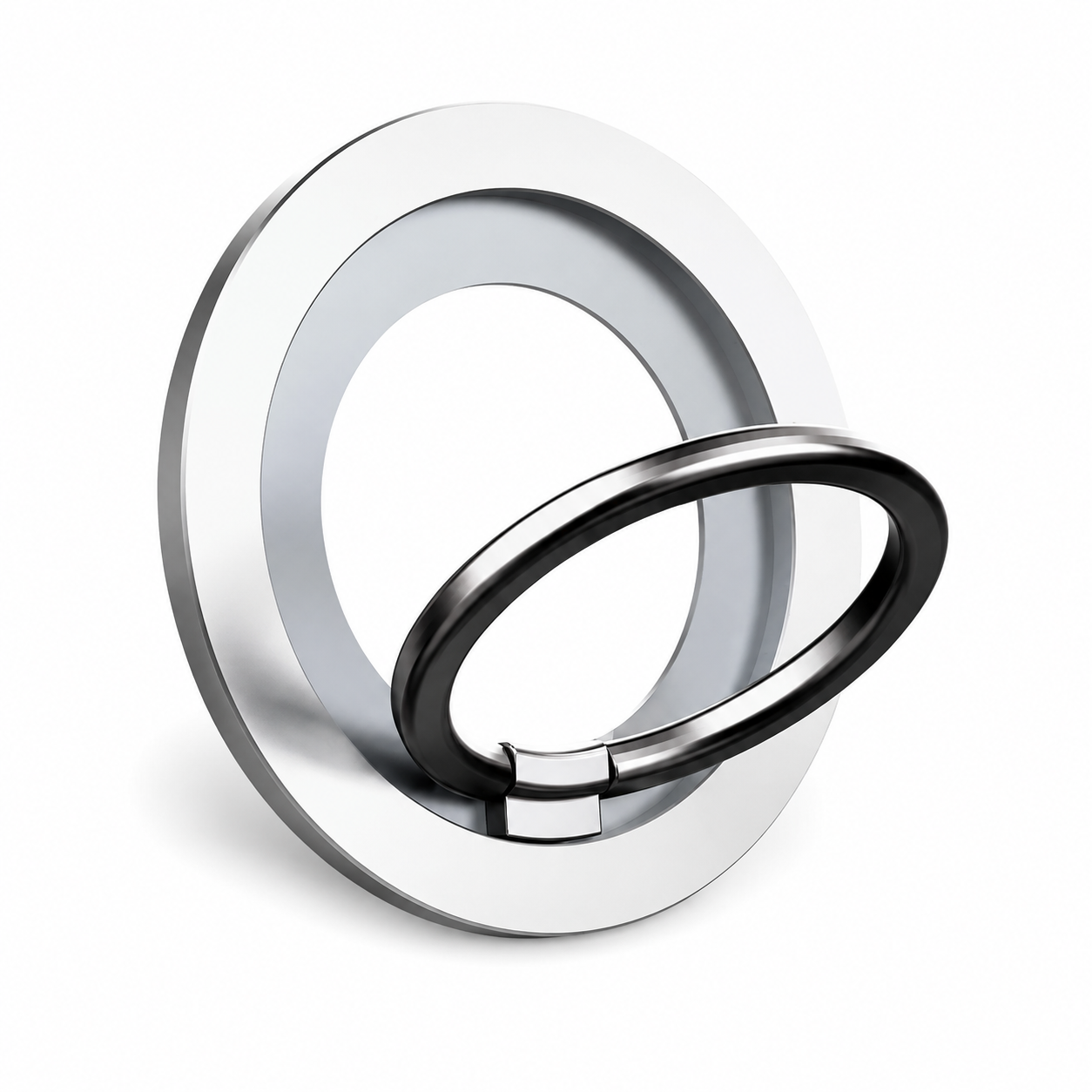 Premium Magnetic Phone Ring Holder for MagSafe 360° Rotating Phone Grip Stand Detachable Foldable Magnetic Finger Holder Kickstand Compatible with iPhone