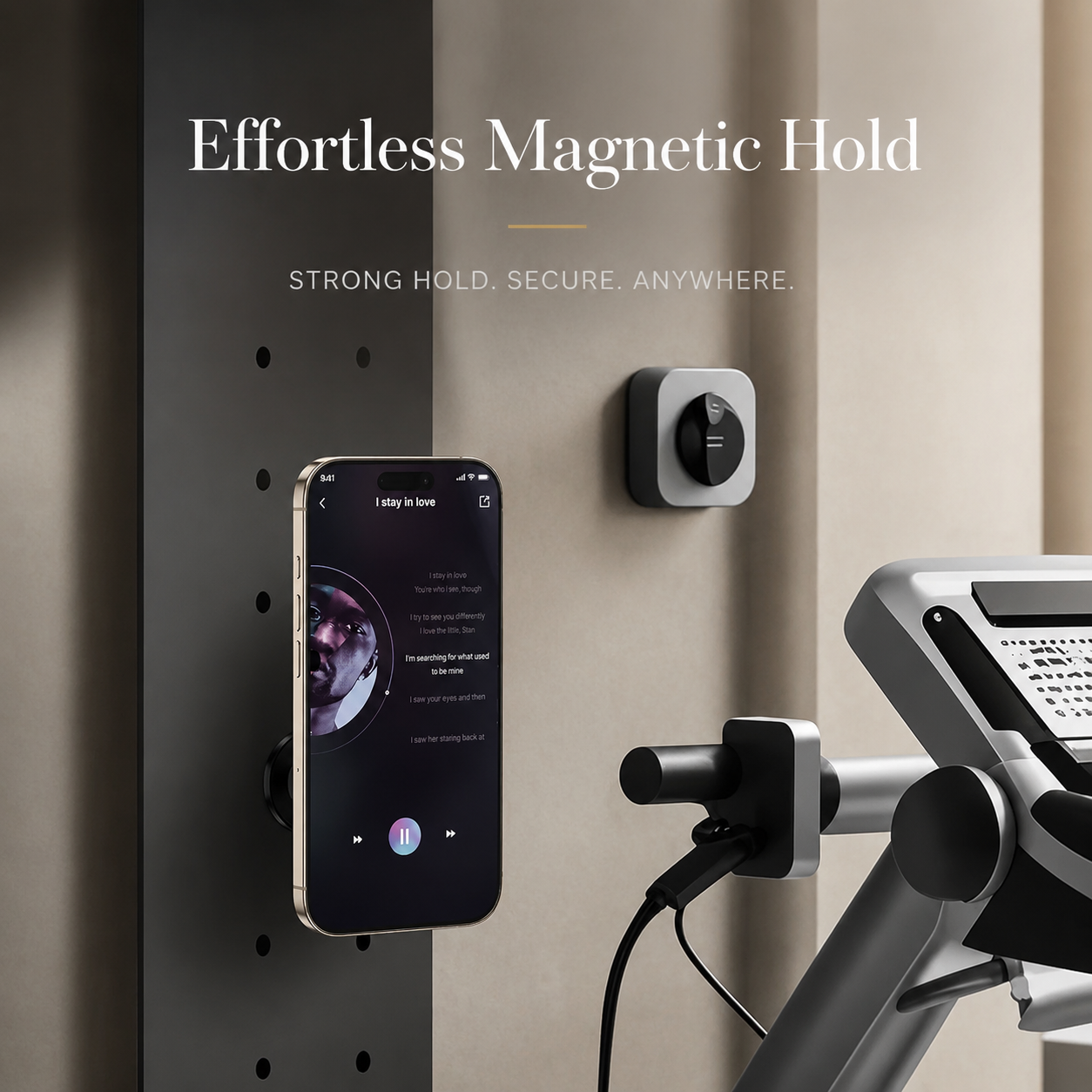 Premium Magnetic Ring Holder MagSafe Phone Grip Stand Double Sided Magnetic Finger Ring Holder Dual Magnet Kickstand Compatible with iPhone