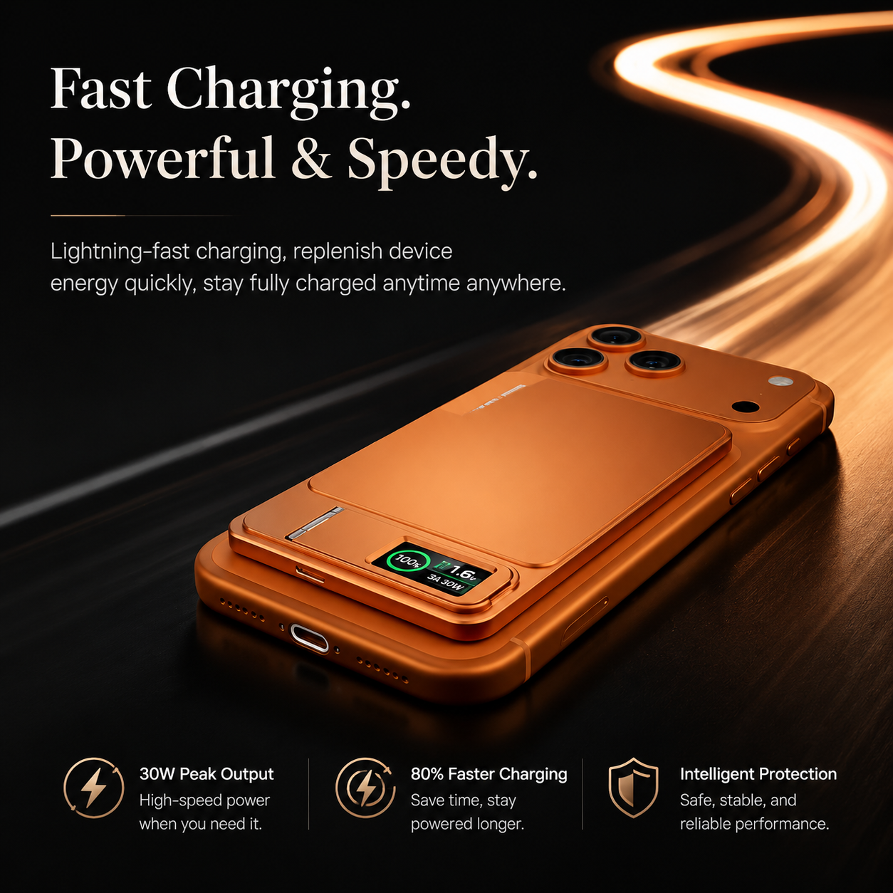 Premium Magnetic Wireless Power Bank 10000mAh Fast Charging Portable Charger 20W USB Type C Magnetic Battery Pack Digital Display Phone Stand Compatible with iPhone