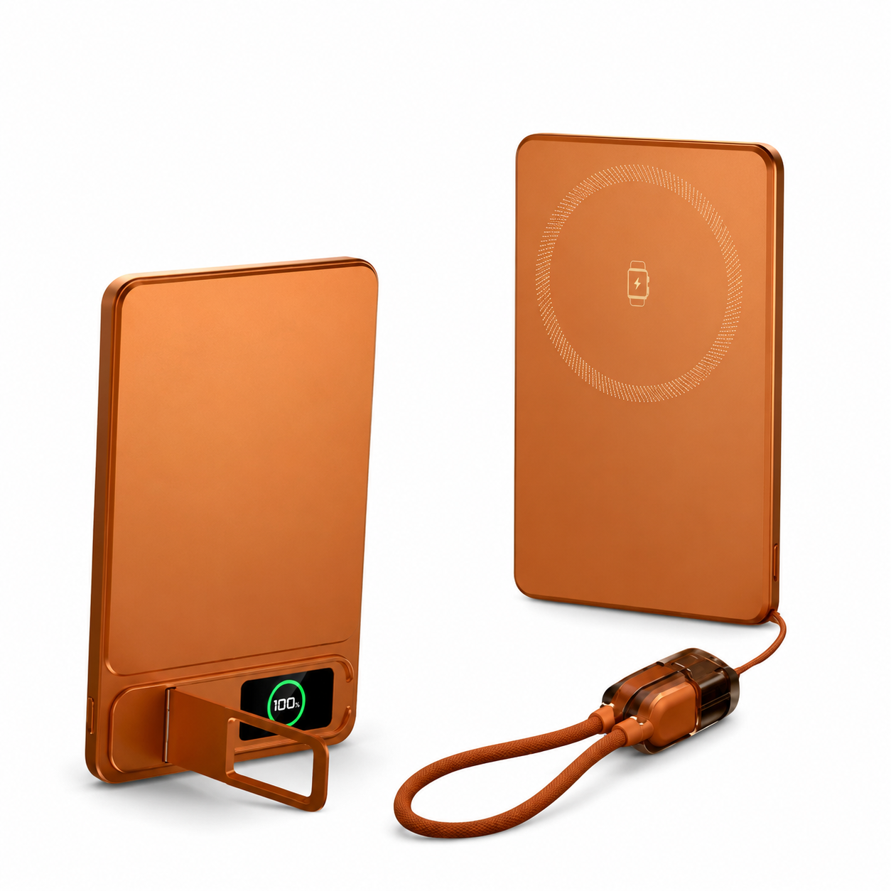 Premium Magnetic Wireless Power Bank Fast Charging Portable Battery Digital Display Metal Shell USB C Wireless Charger Two Way Charging Compatible with iPhone