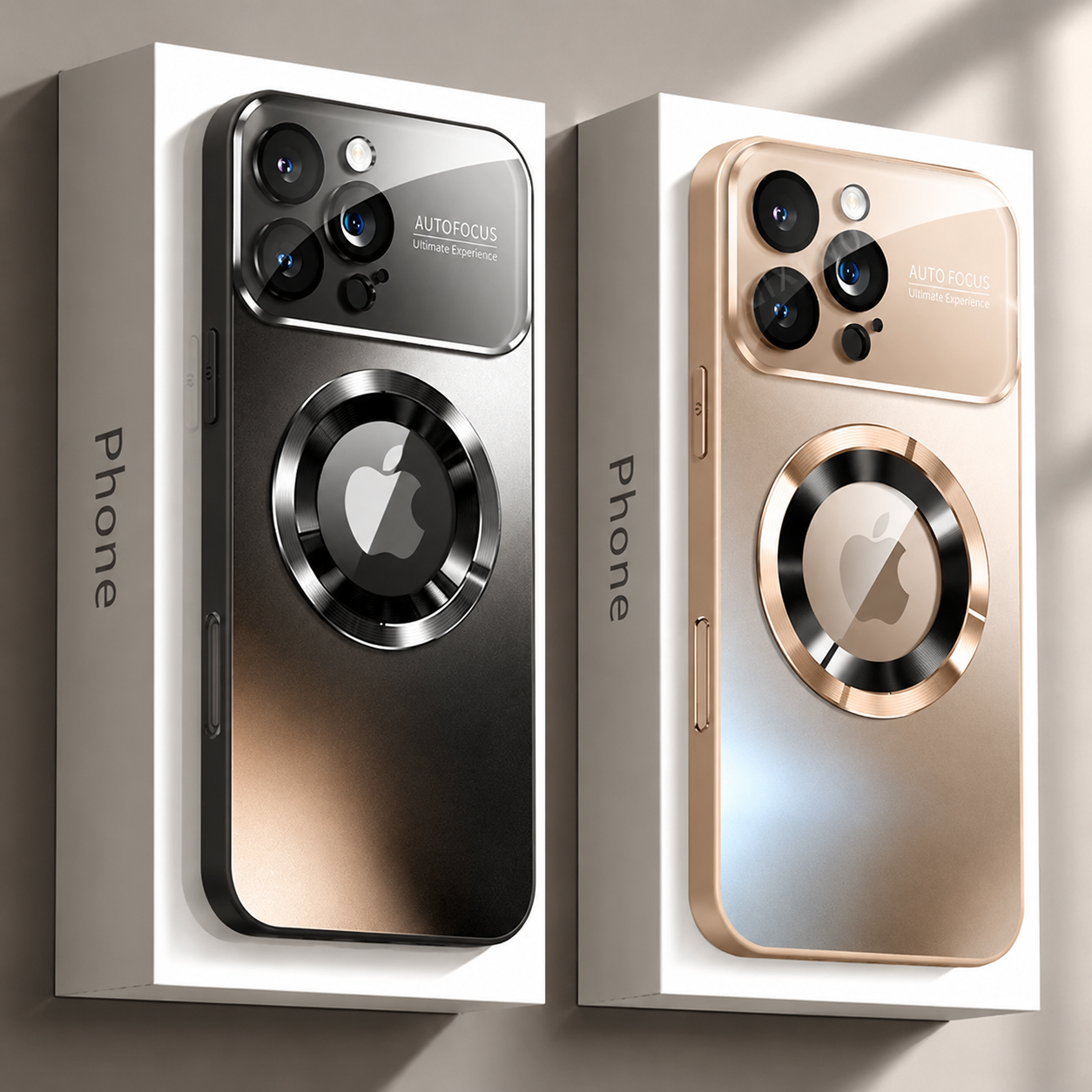Premium Magnetic iPhone Case Matte Finish MagSafe Compatible Shockproof Slim Protective Cover Camera Lens Protection Durable Full Coverage Design