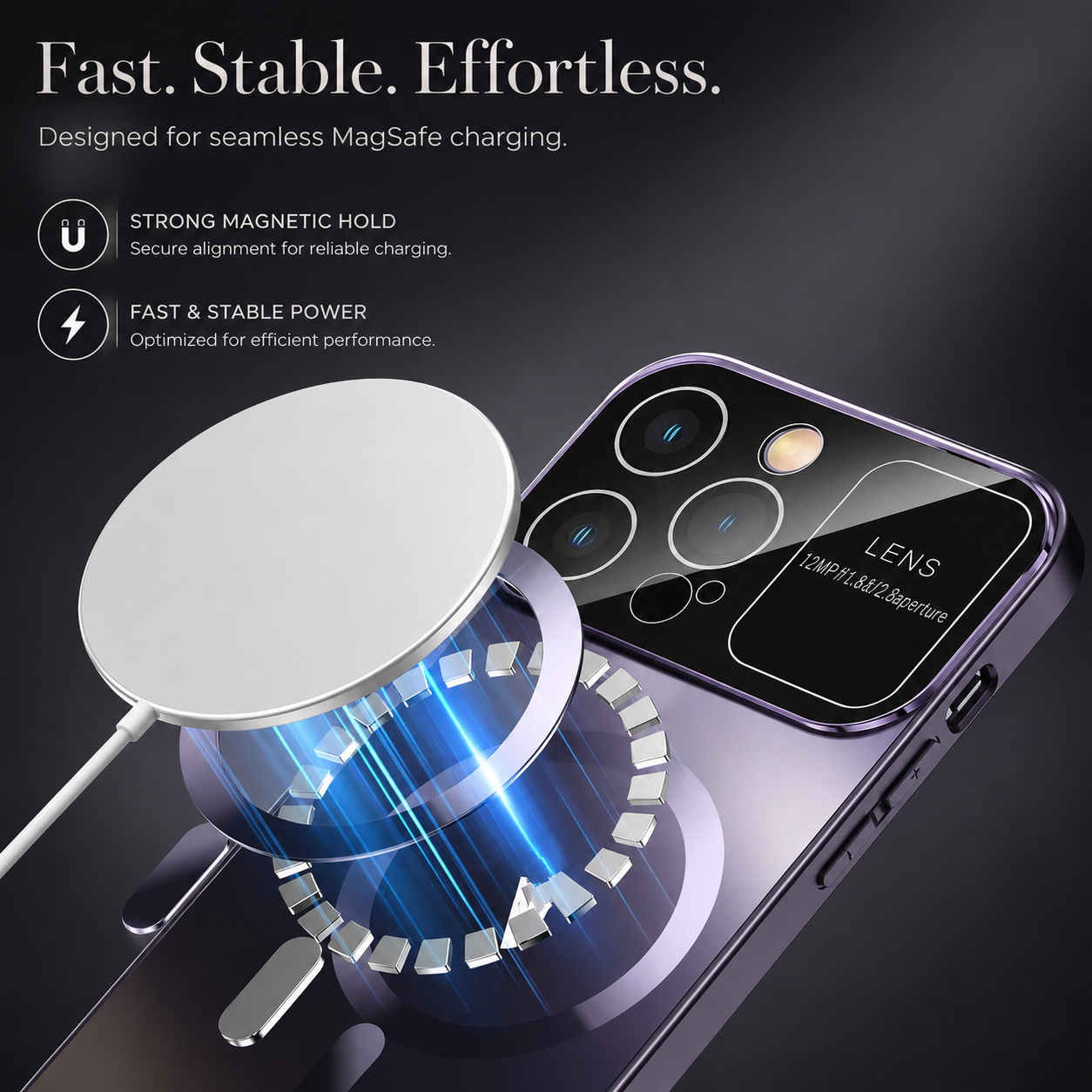 Premium Privacy MagSafe iPhone Case Magnetic Frosted Glass Back Anti Peeping Screen Shockproof Full Protection Wireless Charging Cover