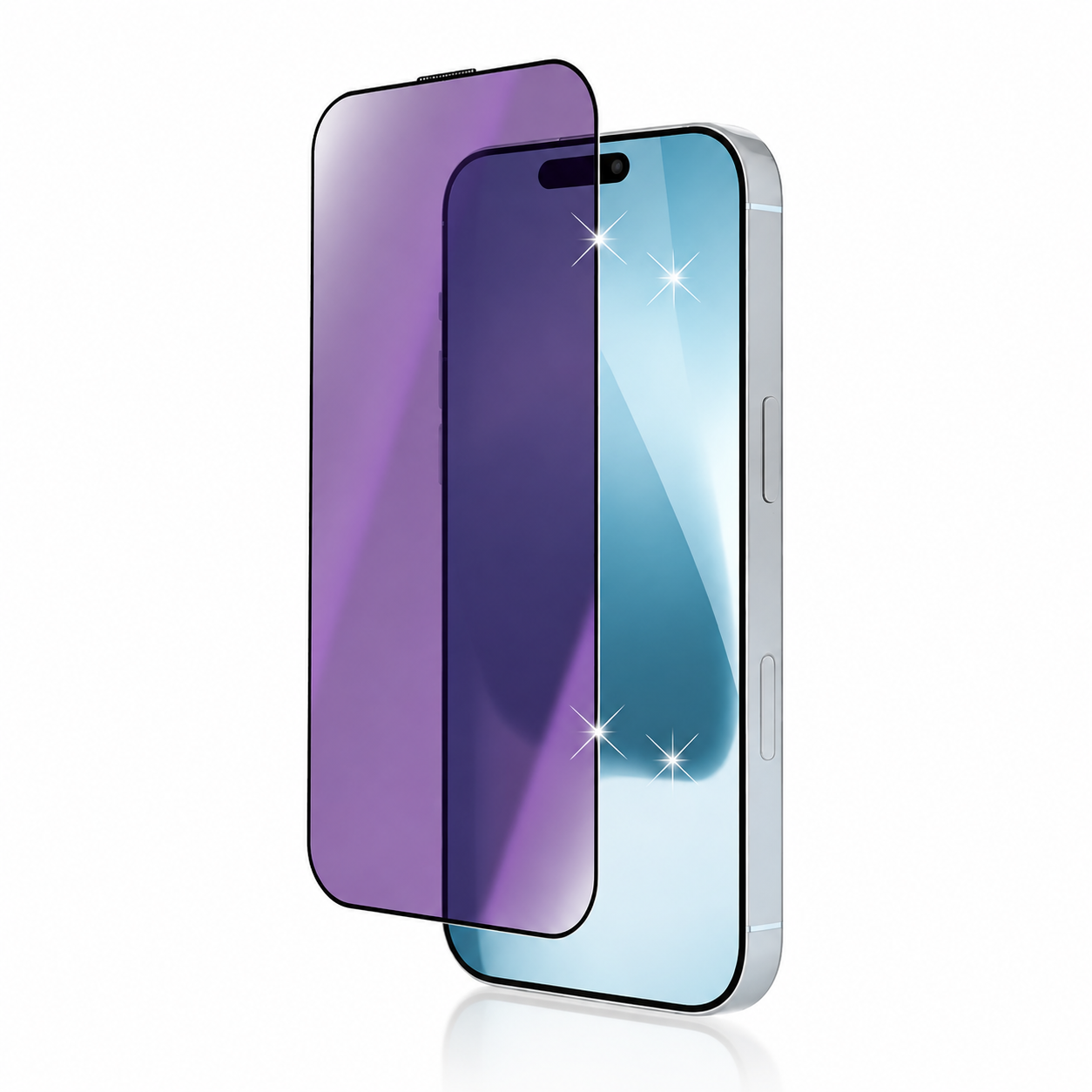 Premium Privacy Screen Protector Anti Spy Tempered Glass Anti Blue Light Full Coverage Scratch Resistant Screen Guard Compatible with iPhone
