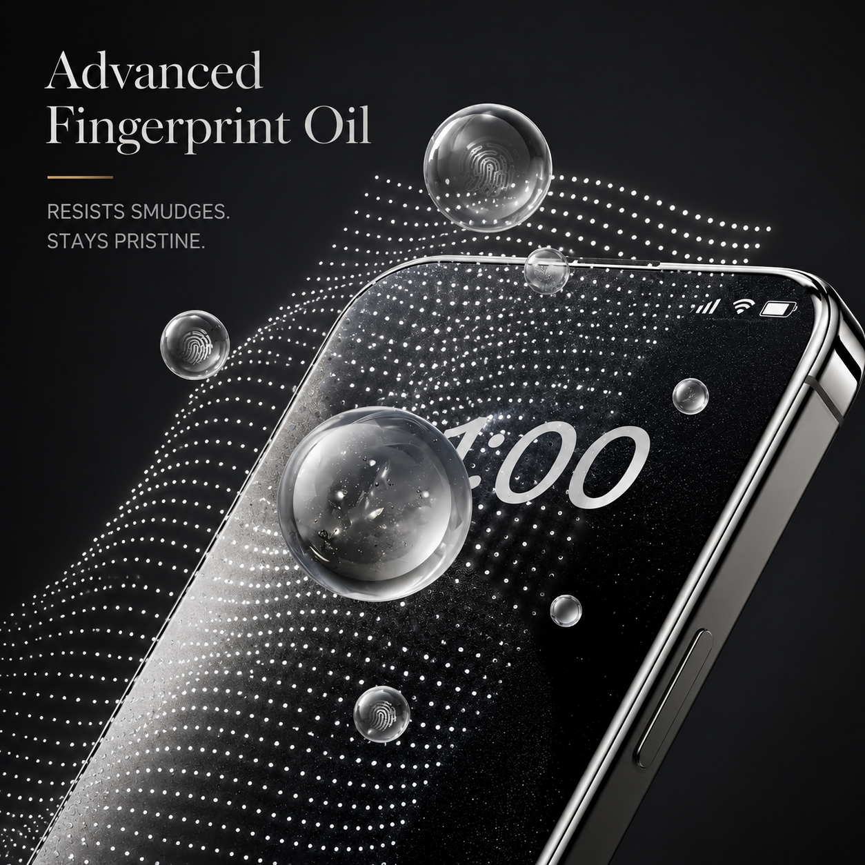 Premium Privacy Screen Protector Anti Spy Tempered Glass HD Display Fingerprint Resistant Scratch Resistant Shatter Protection Compatible with iPhone