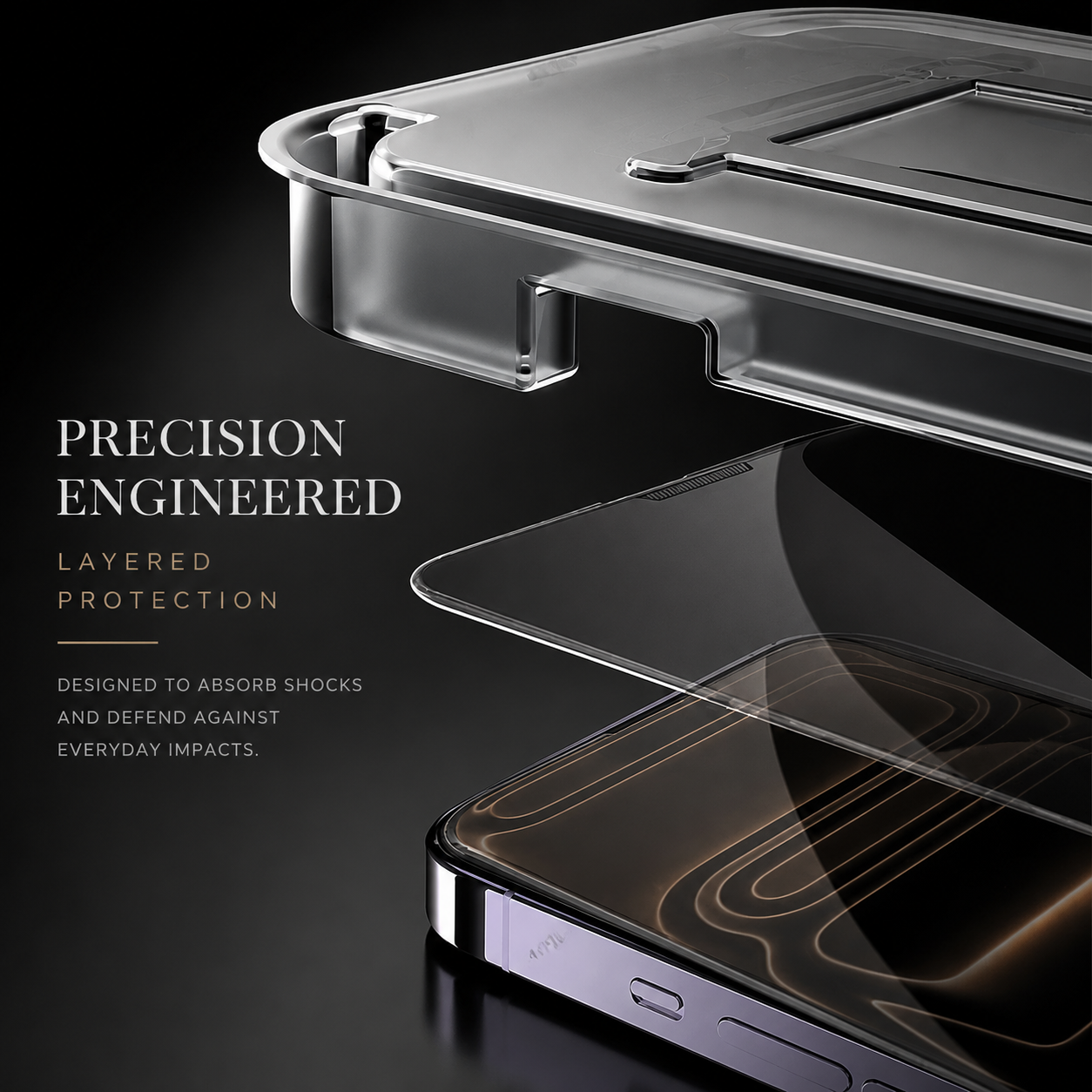 Premium Privacy Screen Protector Tempered Glass Anti Spy HD Full Coverage Oleophobic Anti Fingerprint Scratch Resistant Compatible with iPhone