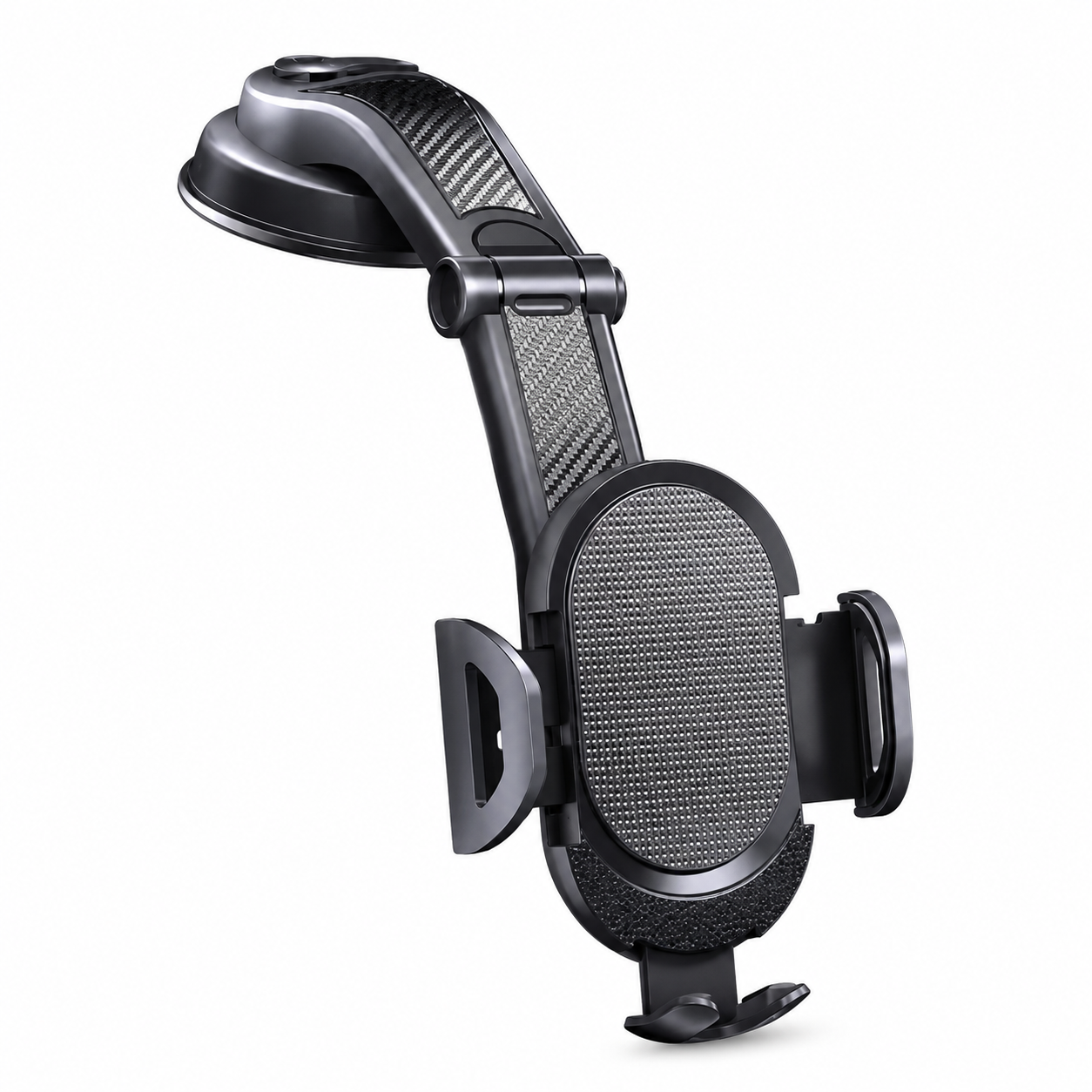 Premium Suction Cup Car Phone Holder Windshield Dashboard Phone Mount 360° Rotating Adjustable Gravity Lock Hands-Free GPS Car Stand Compatible with iPhone