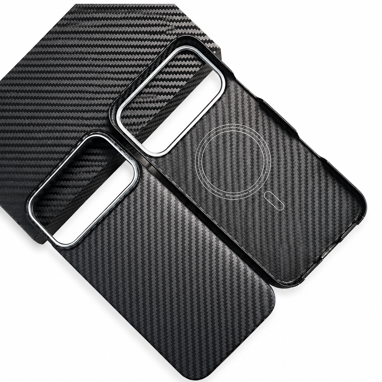 Premium iPhone Case 100% Aramid Carbon Fiber MagSafe Compatible Cover Ultra Thin Protective Case Matte Anti Scratch Raised Camera Screen Full Coverage