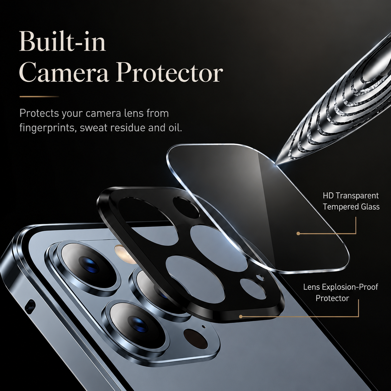 Premium iPhone Case 360 Full Protection Magnetic Glass Cover MagSafe Compatible Aluminum Alloy Bumper Shockproof Anti Scratch Full Body Protective Design