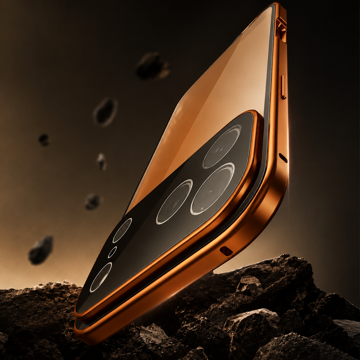 Premium iPhone Case 360 Full Protection Magnetic Glass Cover MagSafe Compatible Aluminum Alloy Bumper Shockproof Anti Scratch Full Body Protective Design