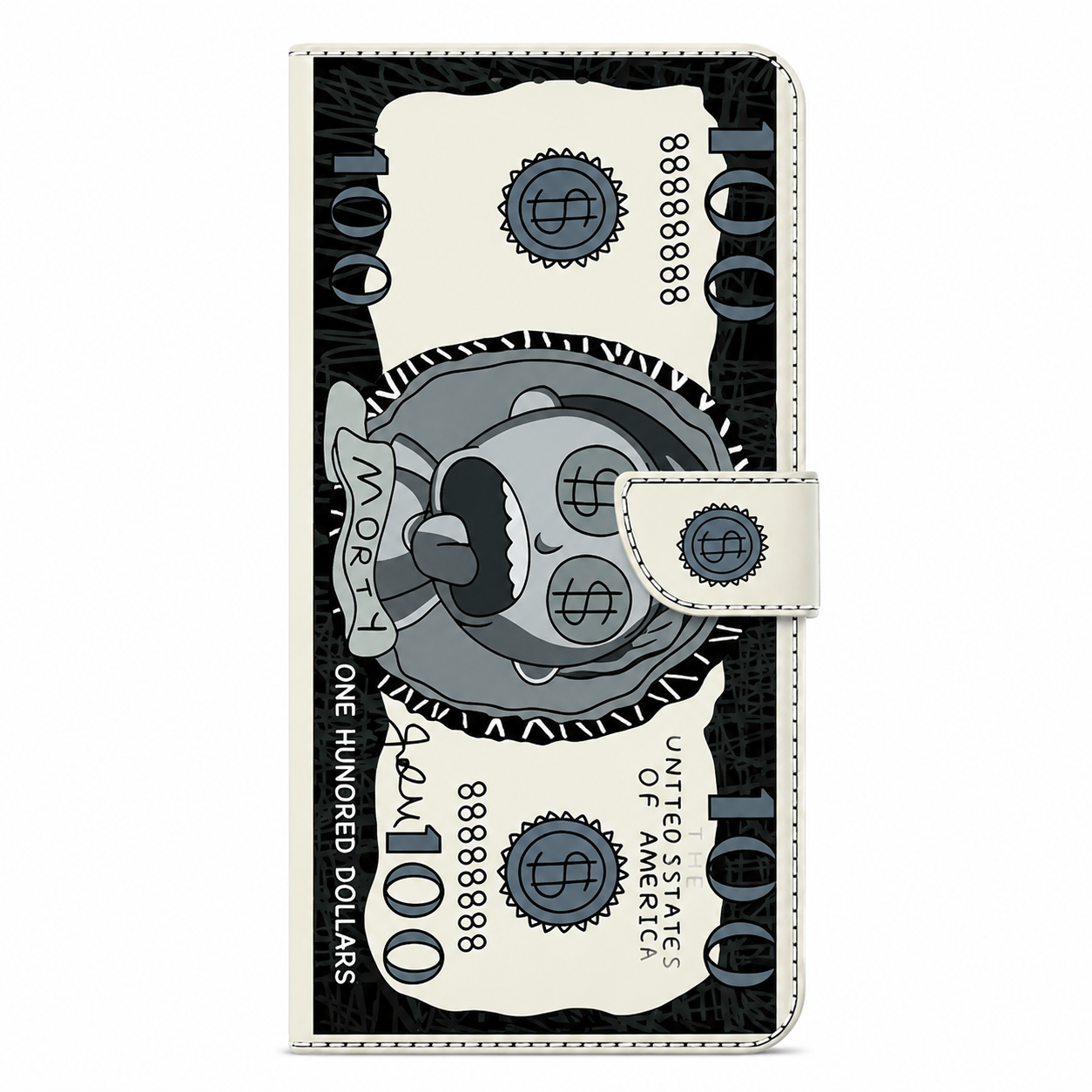 Premium iPhone Case 3D Leather Flip Wallet Magnetic Cover Card Holder Stand Function Shockproof Protective Closure Design Luxury