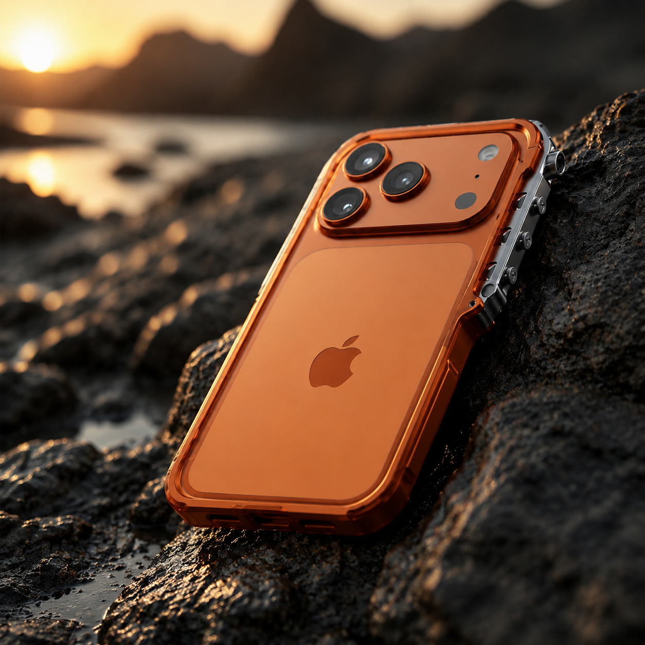 Premium iPhone Case Aluminum Alloy Bumper MagSafe Compatible Magnetic Protective Cover Shockproof Heat Dissipation Camera Lens Guard