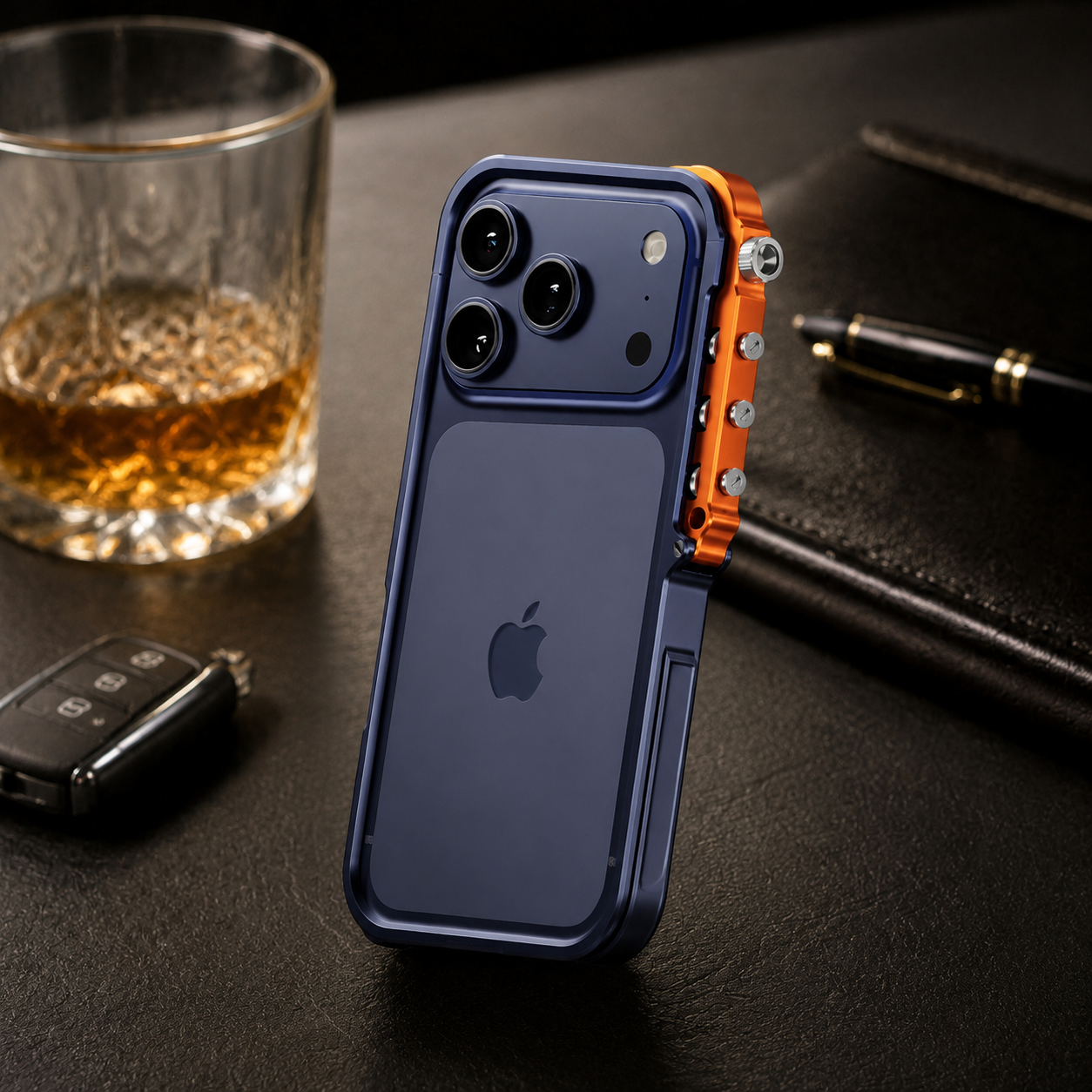 Premium iPhone Case Aluminum Alloy Bumper MagSafe Compatible Magnetic Protective Cover Shockproof Heat Dissipation Camera Lens Guard