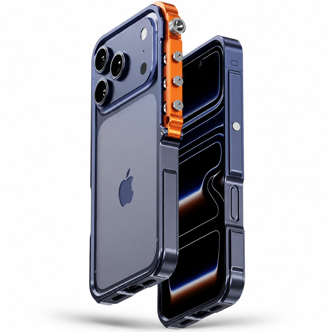 Premium iPhone Case Aluminum Alloy Bumper MagSafe Compatible Magnetic Protective Cover Shockproof Heat Dissipation Camera Lens Guard