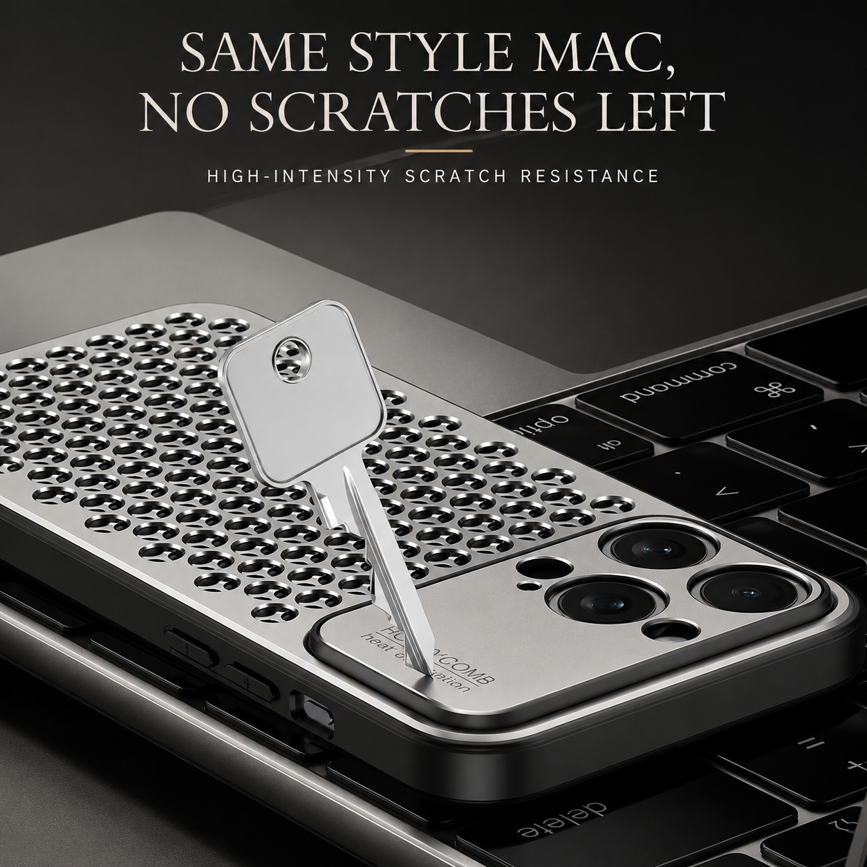 Premium iPhone Case Aluminum Alloy Protective Cover Breathable Metal Frame Slim Anti Fingerprint Scratch Resistant Full Coverage