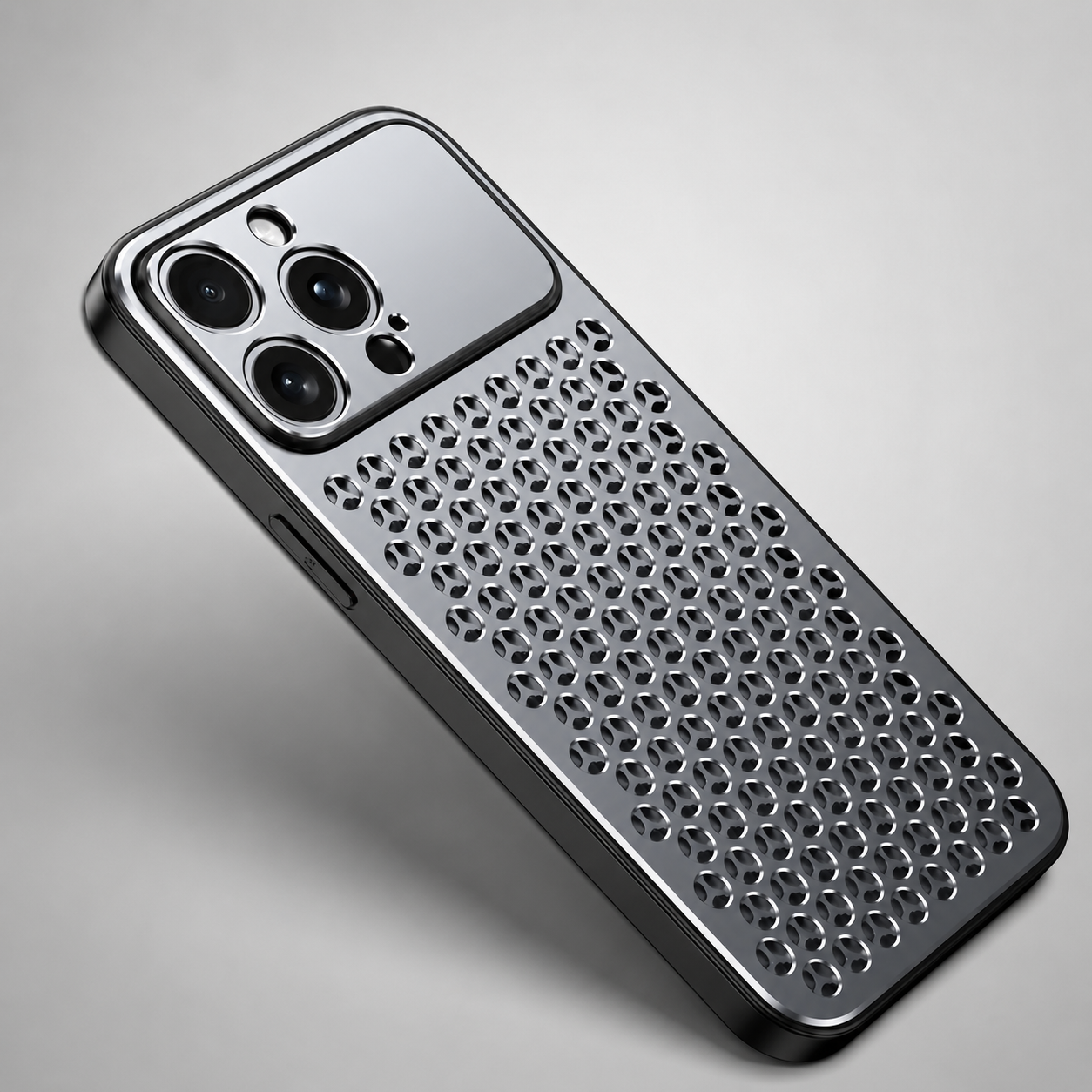 Premium iPhone Case Aluminum Alloy Protective Cover Breathable Metal Frame Slim Anti Fingerprint Scratch Resistant Full Coverage