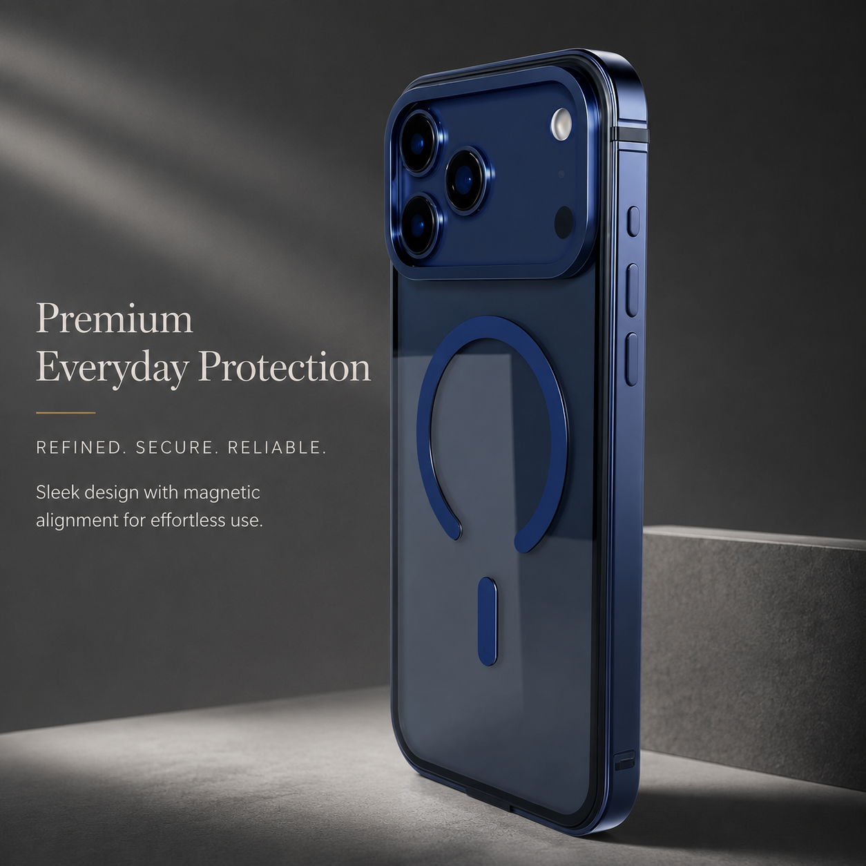 Premium iPhone Case Aluminum Frame MagSafe Compatible Magnetic Protective Cover HD Transparent Backplate Shockproof Camera Lens Guard