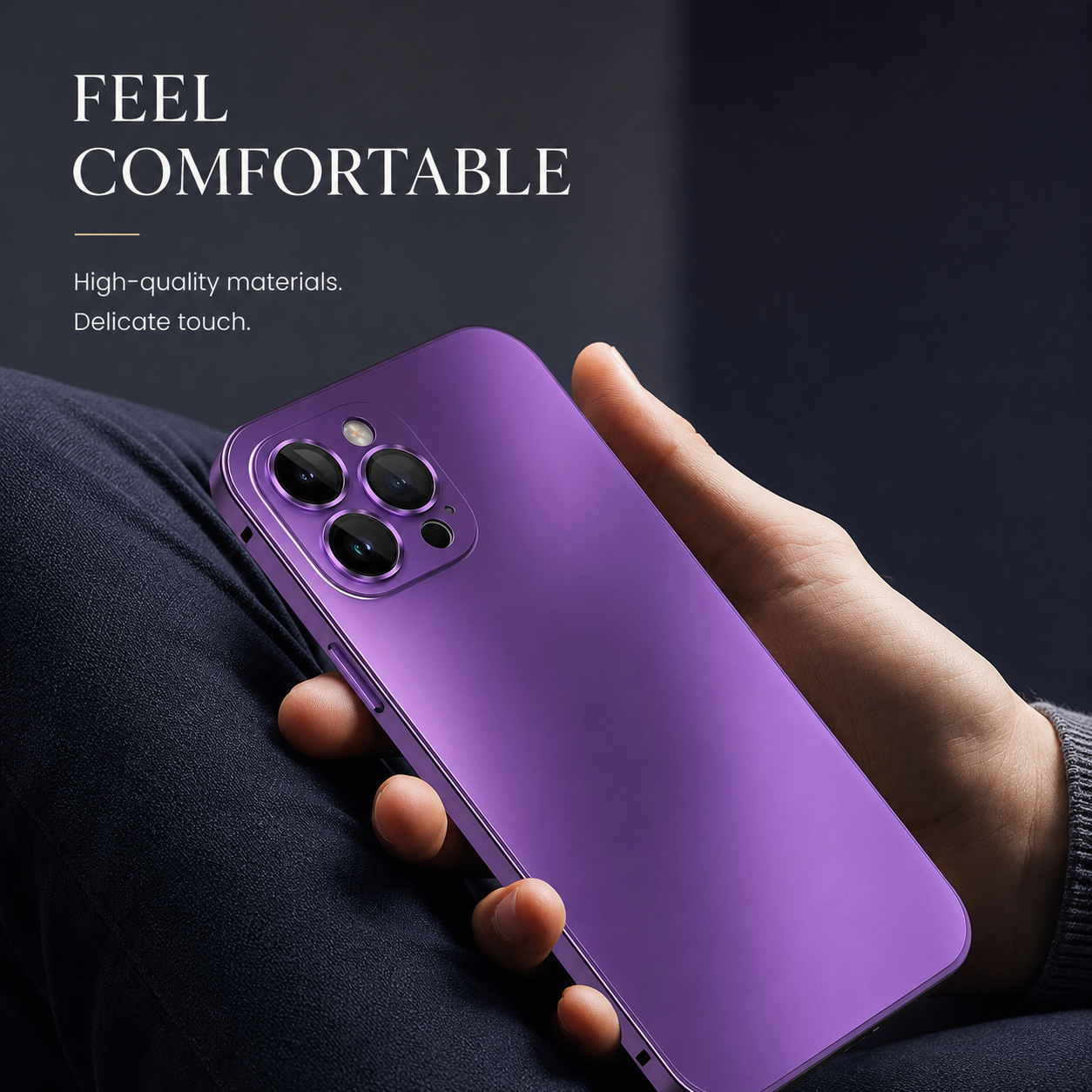 Premium iPhone Case Aluminum Metal Frame Shockproof Protective Cover PC Back Camera Lens Protection Wireless Charging Compatible Slim Luxury Design